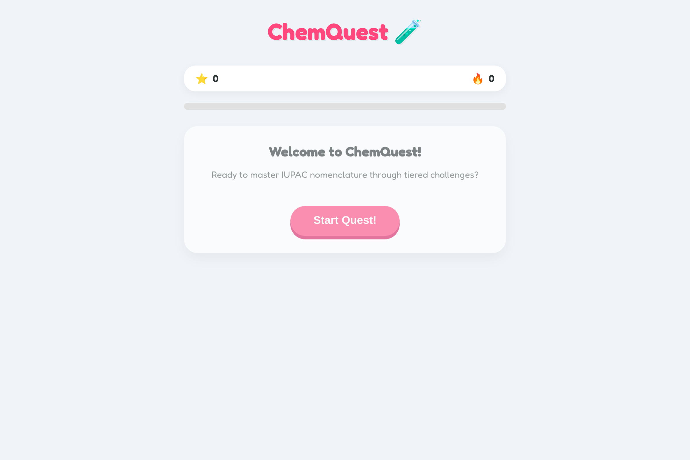 ChemQuest mini app