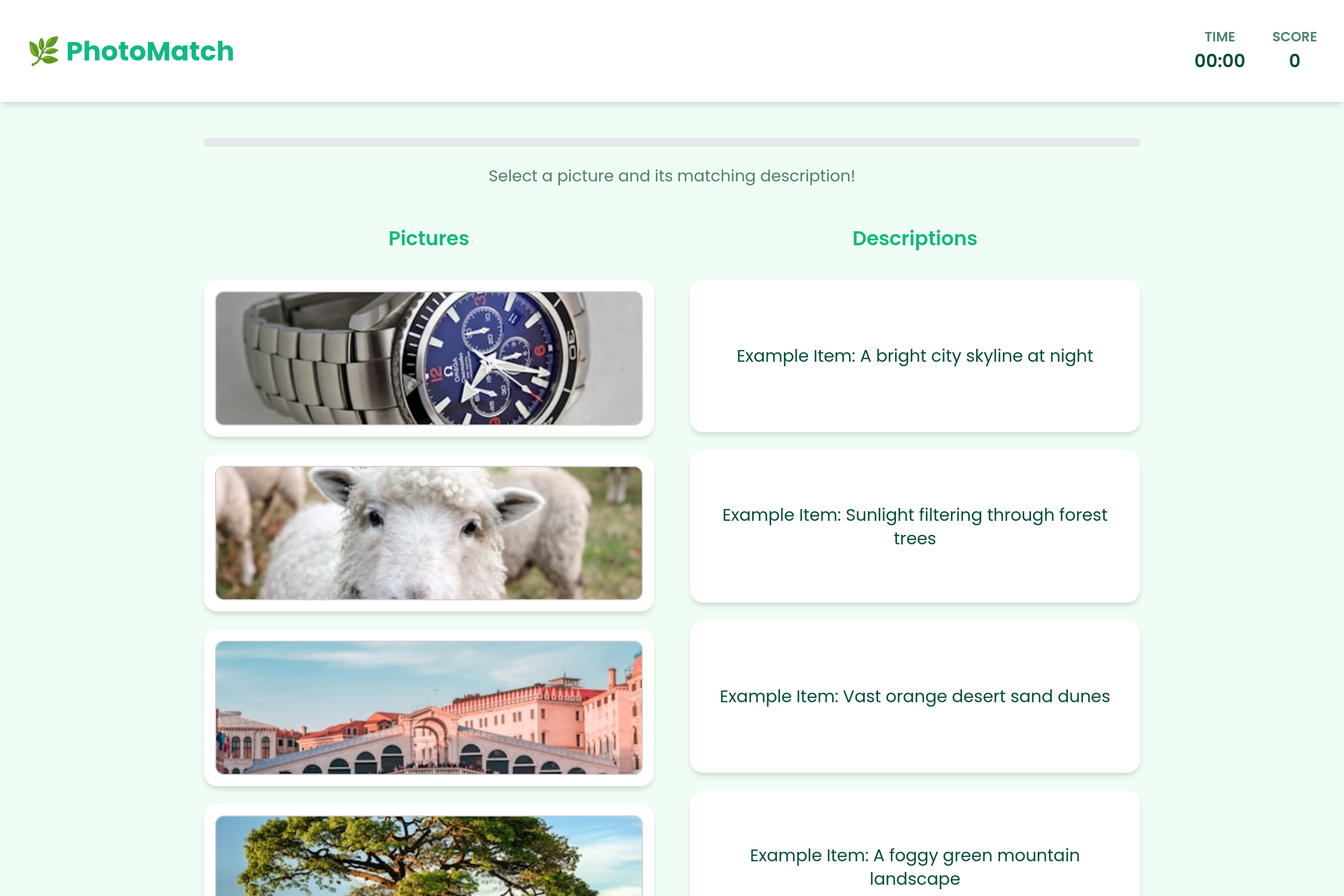 PicMatch Learn mini app