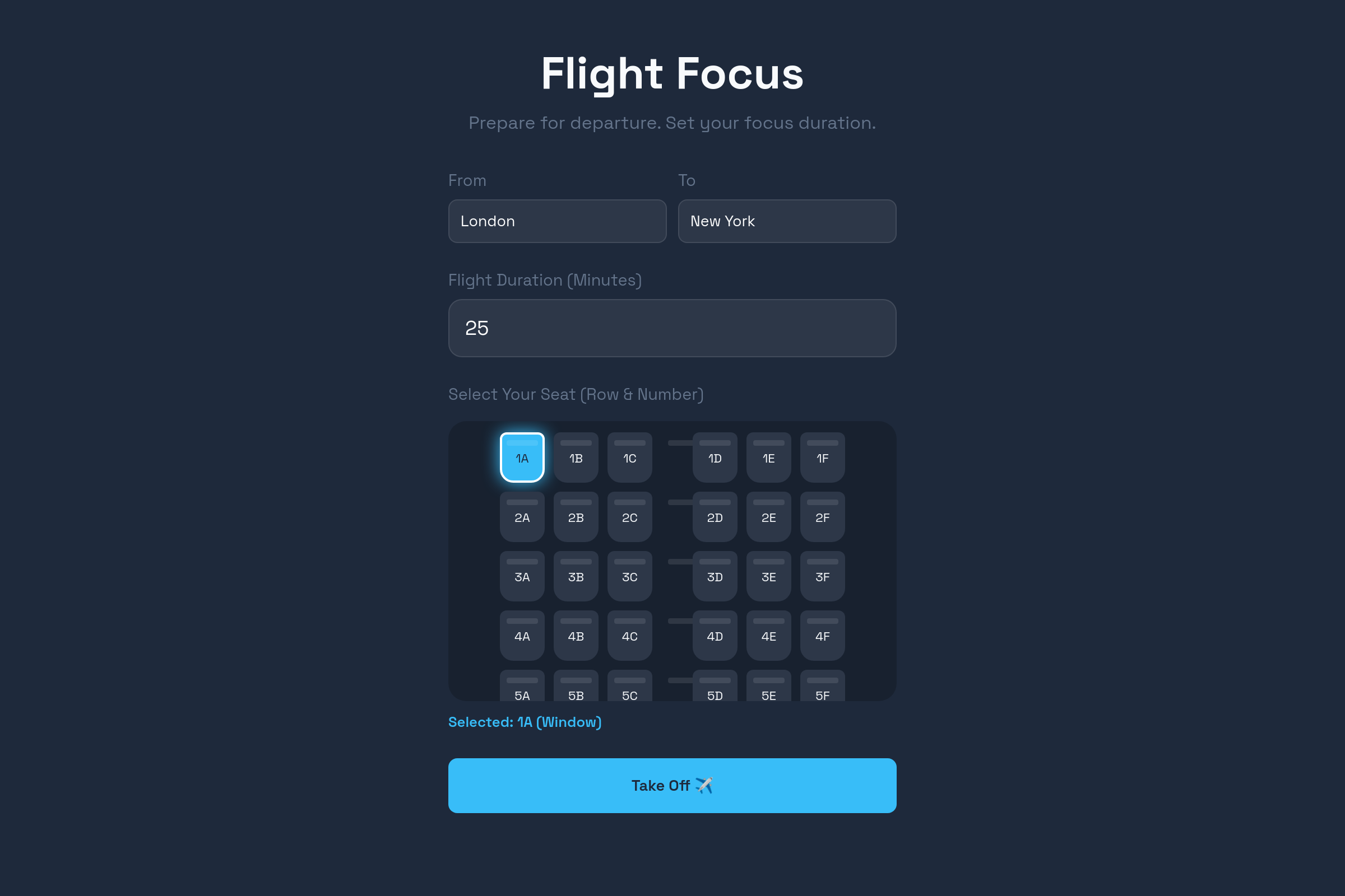 Flight Focus mini app