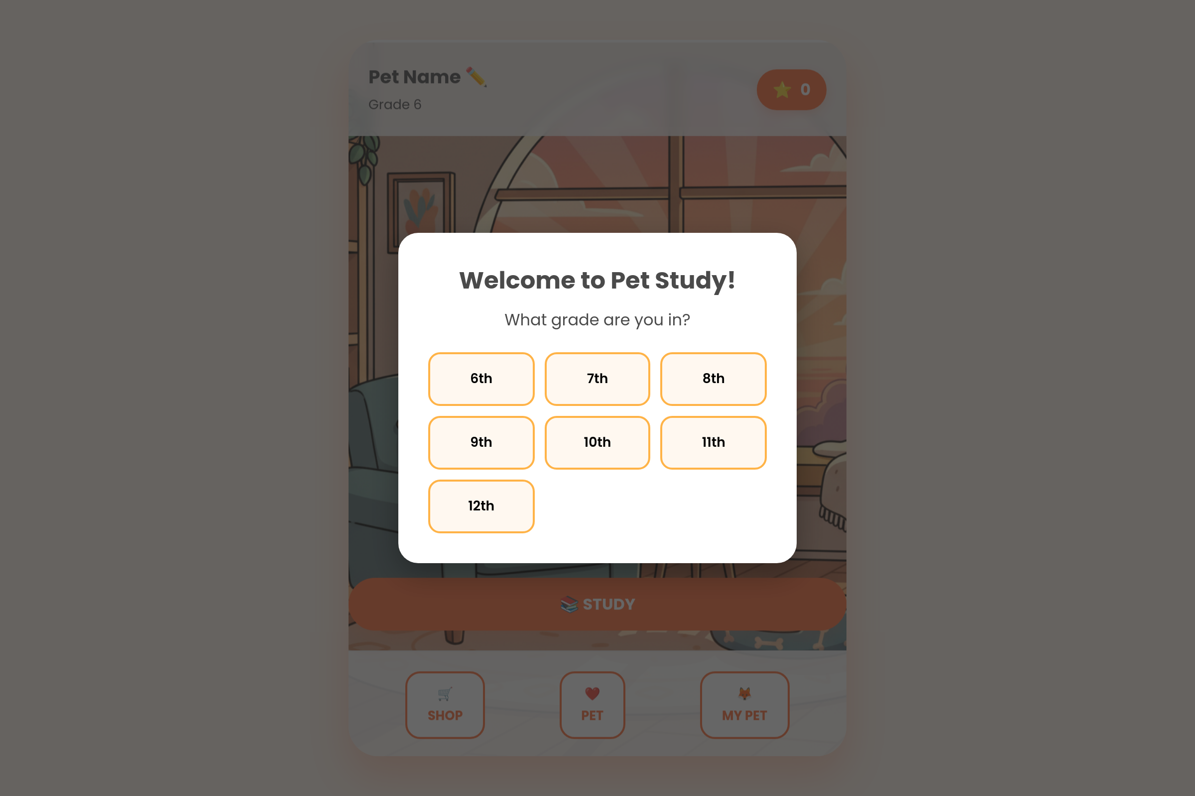 Pet Study Pal! mini app