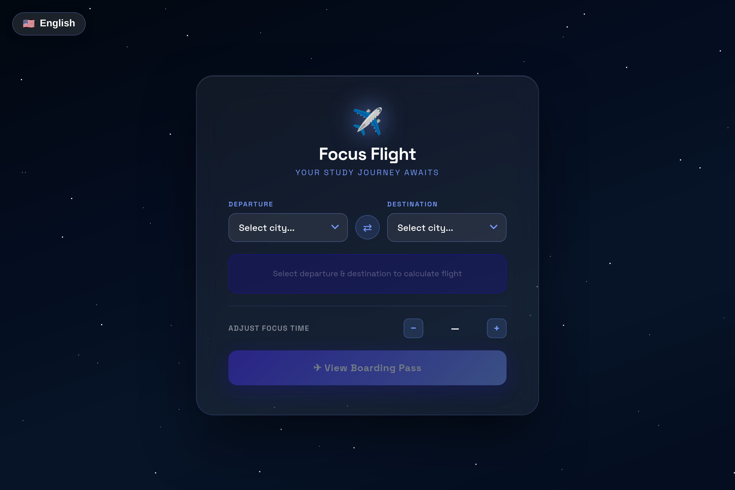 Focus Flight - Study Help. mini app