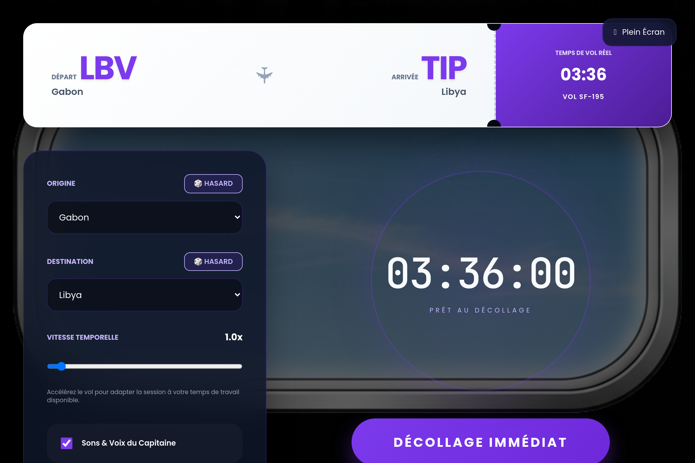 Flight Travel Timer (All the countries + views) mini app
