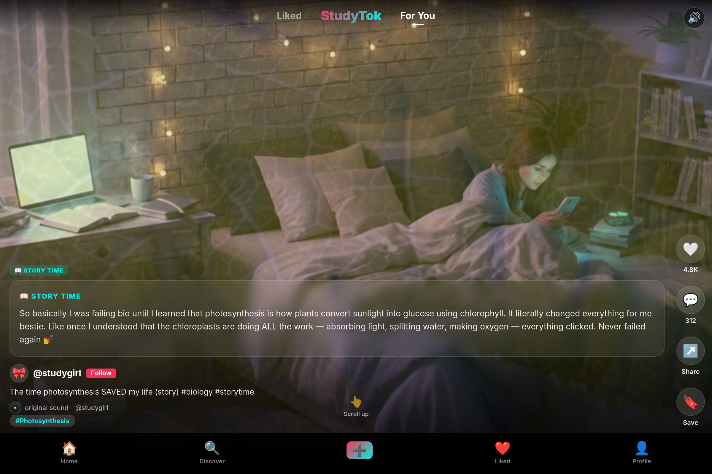 StudyTok mini app