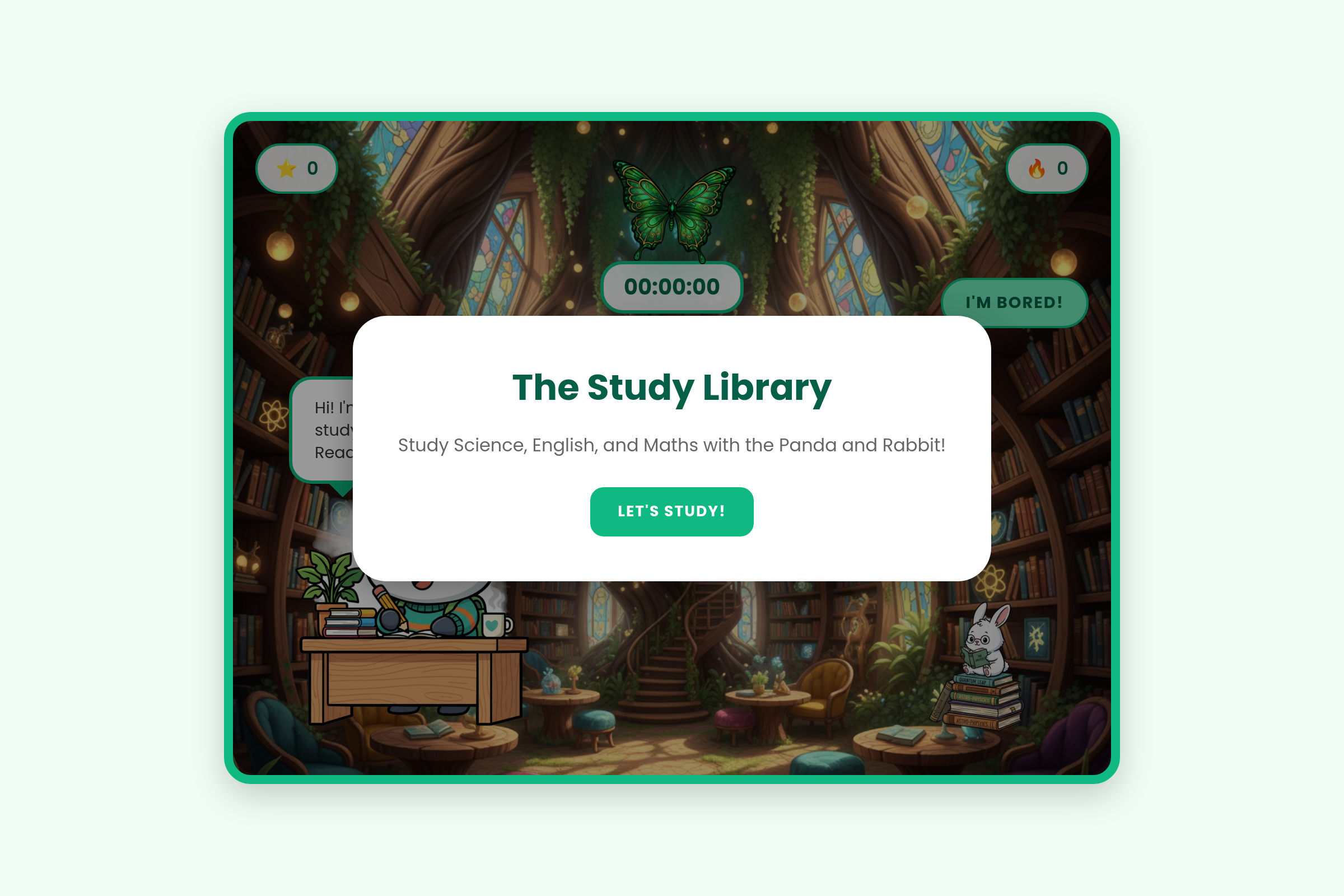 Panda Study Pal mini app