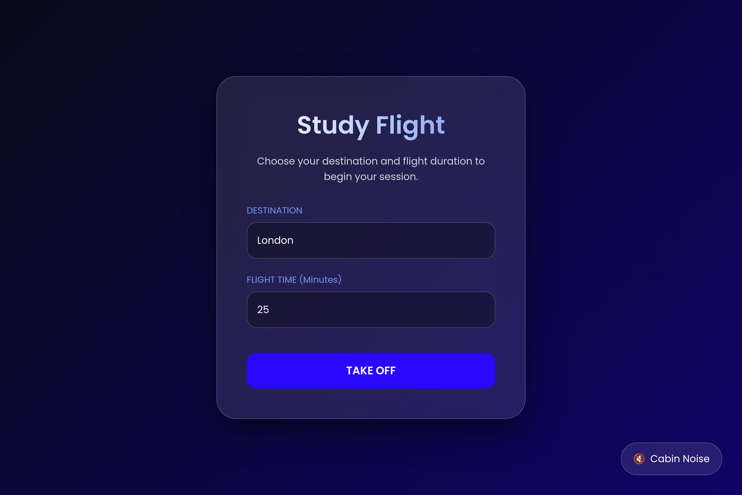 Study Flight mini app