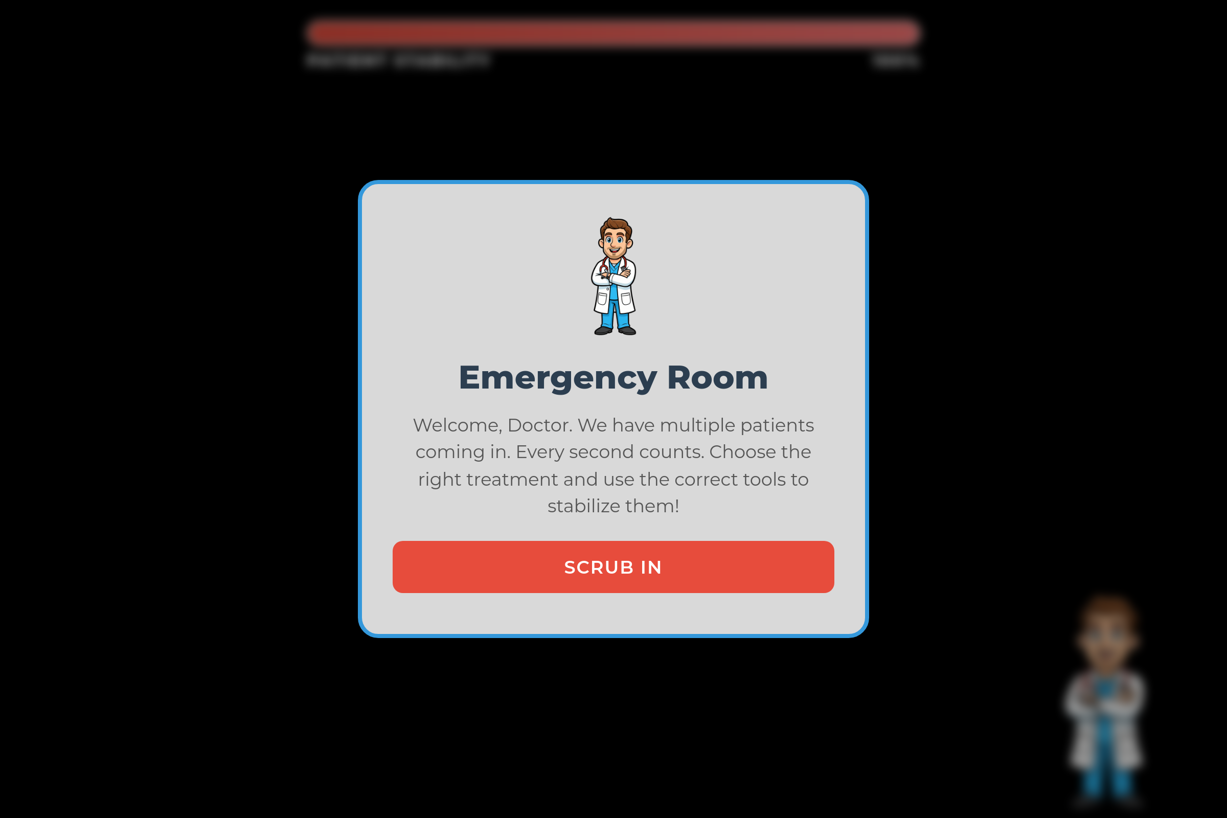 Code Blue Dash mini app