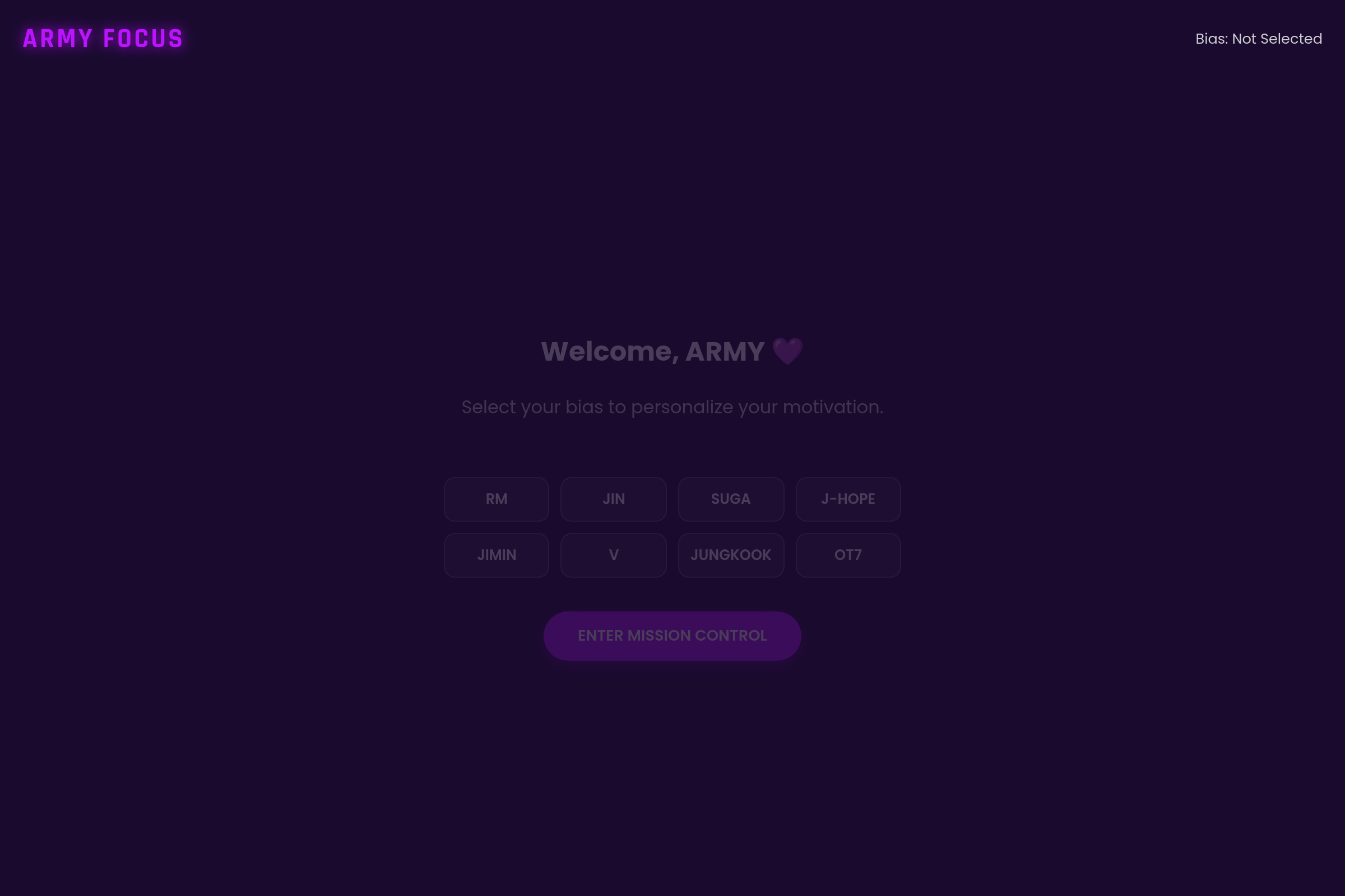 ARMY Focus mini app