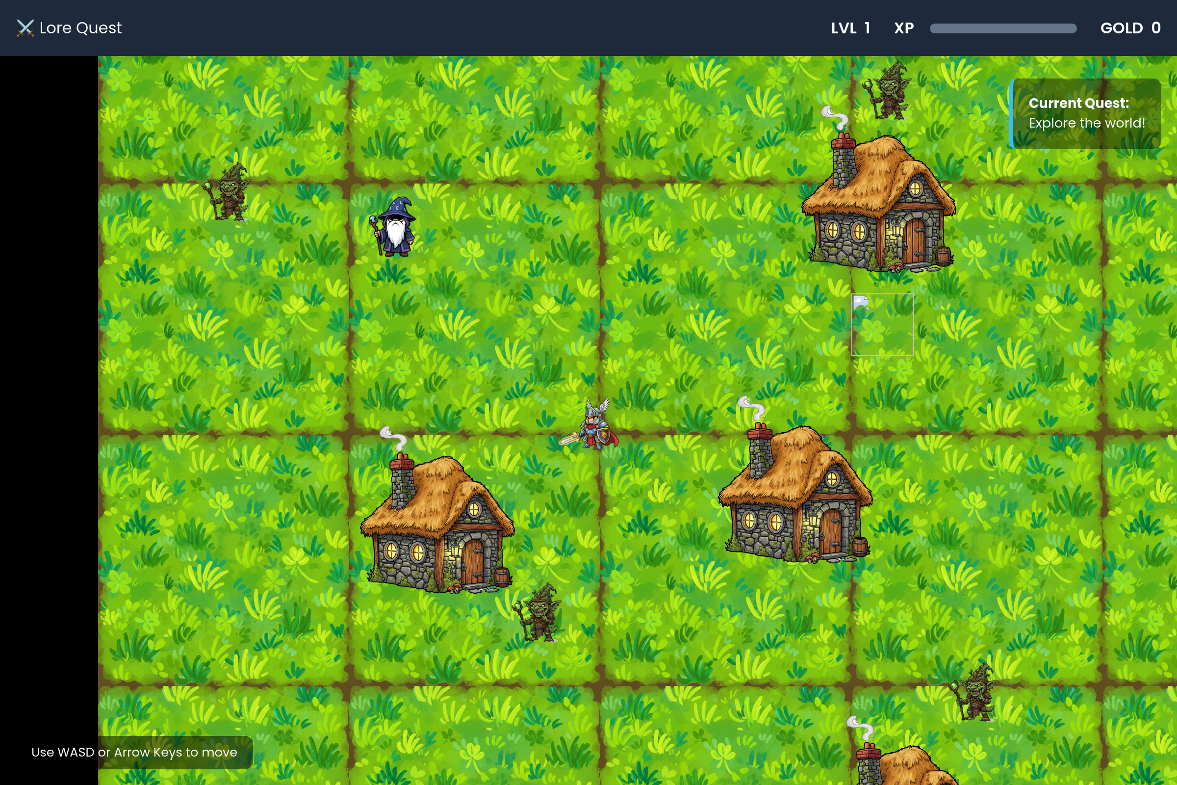 Lore Quest (Ks3 end of term spring test) mini app