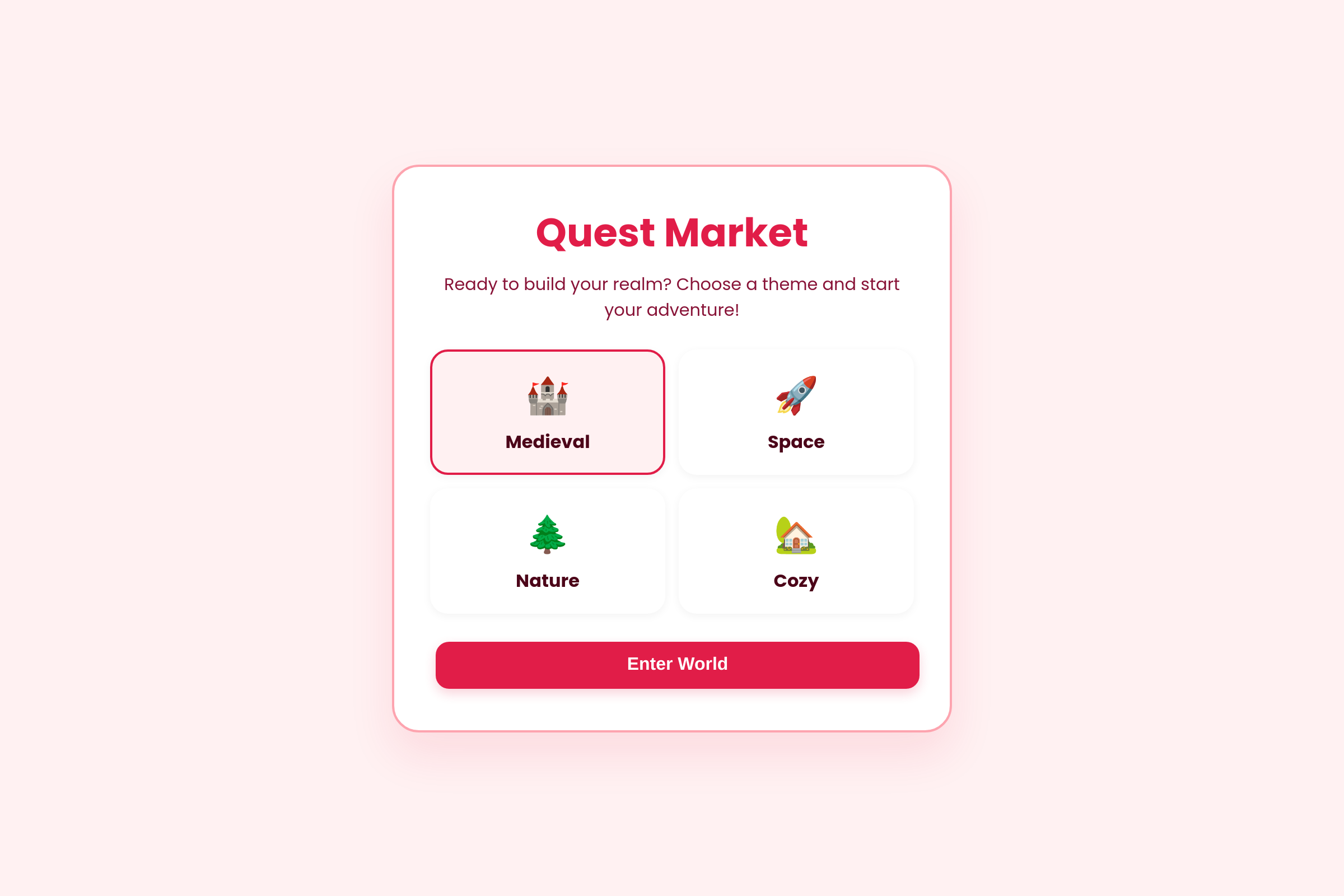 Quest Market mini app