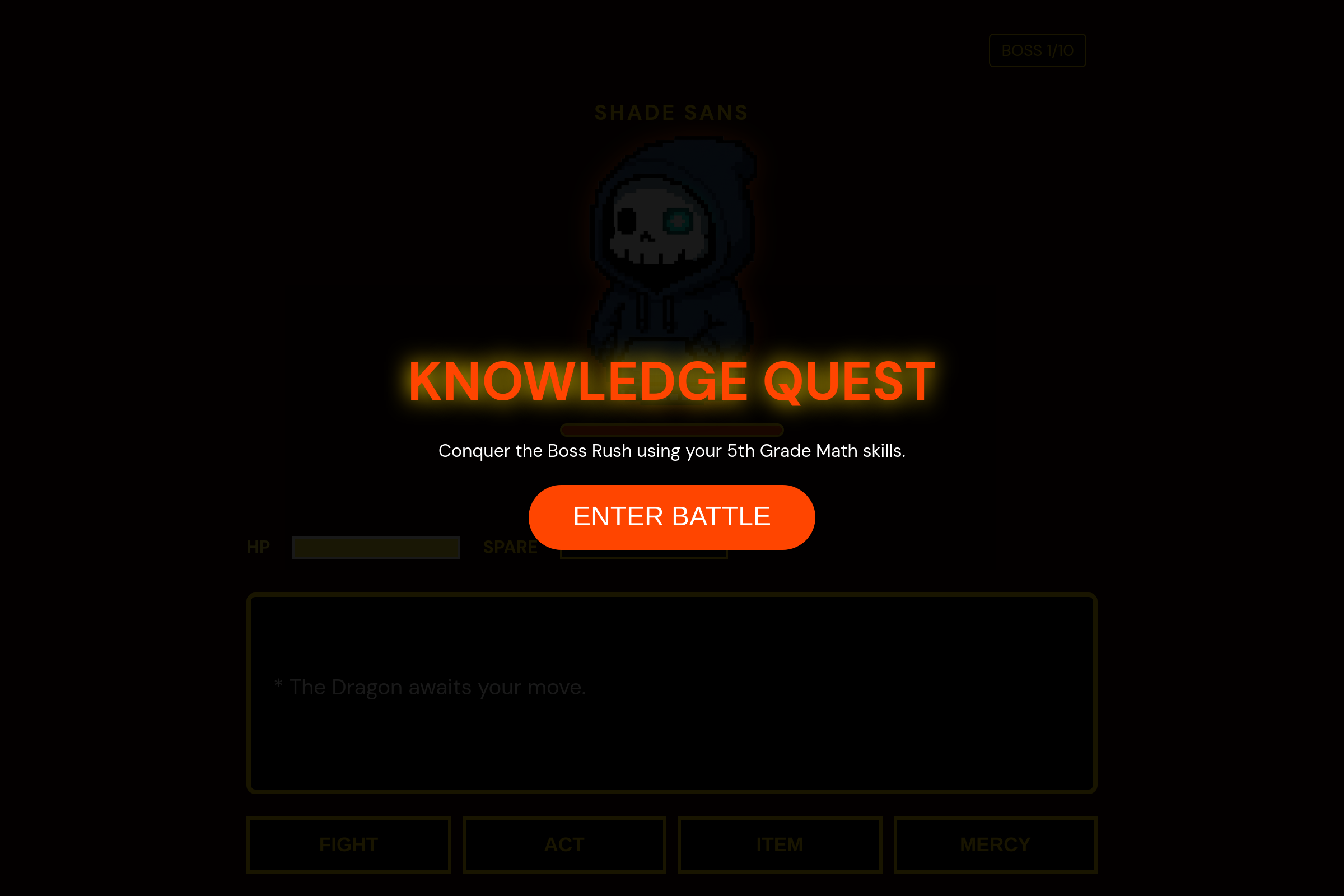 Knowledge Quest RPG mini app