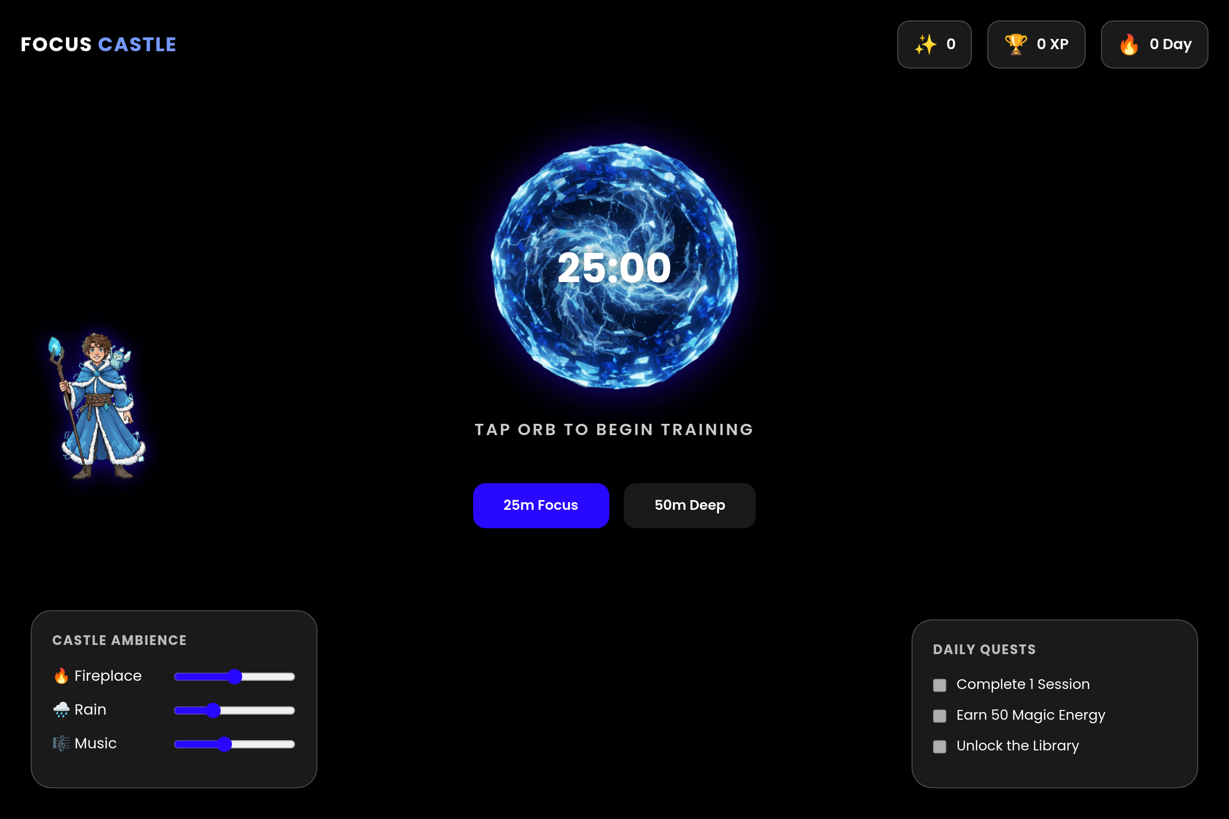Magic Study Orb mini app