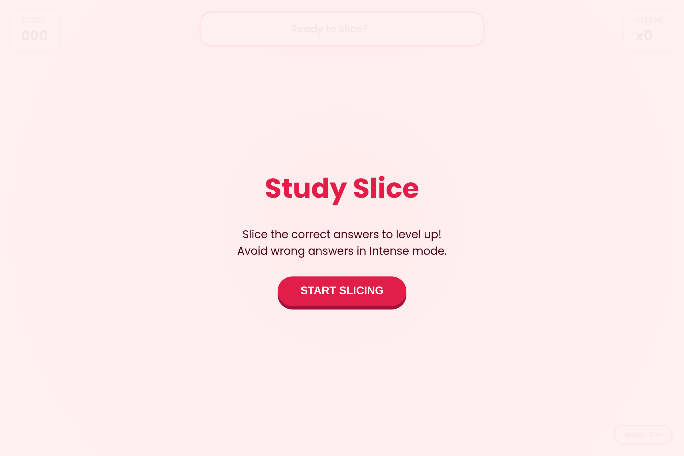 Study Slice mini app