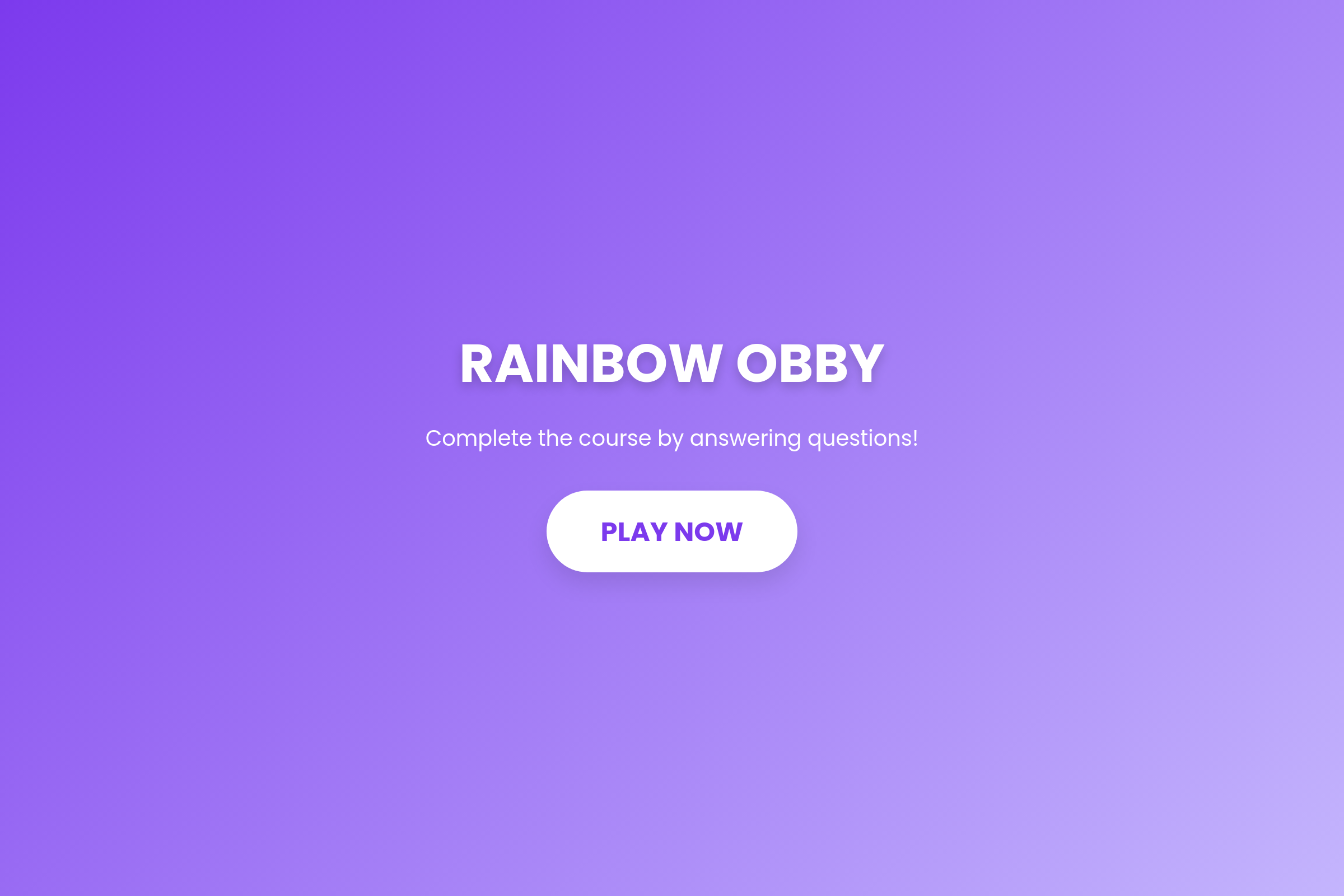 Rainbow Obby Learn mini app