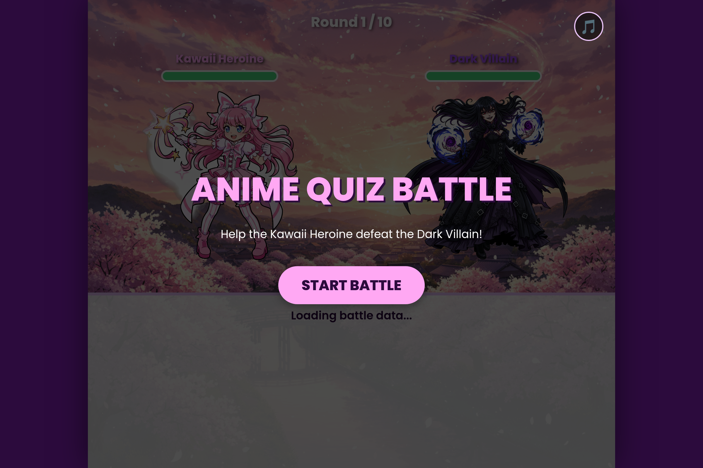 Anime Quiz Battle mini app