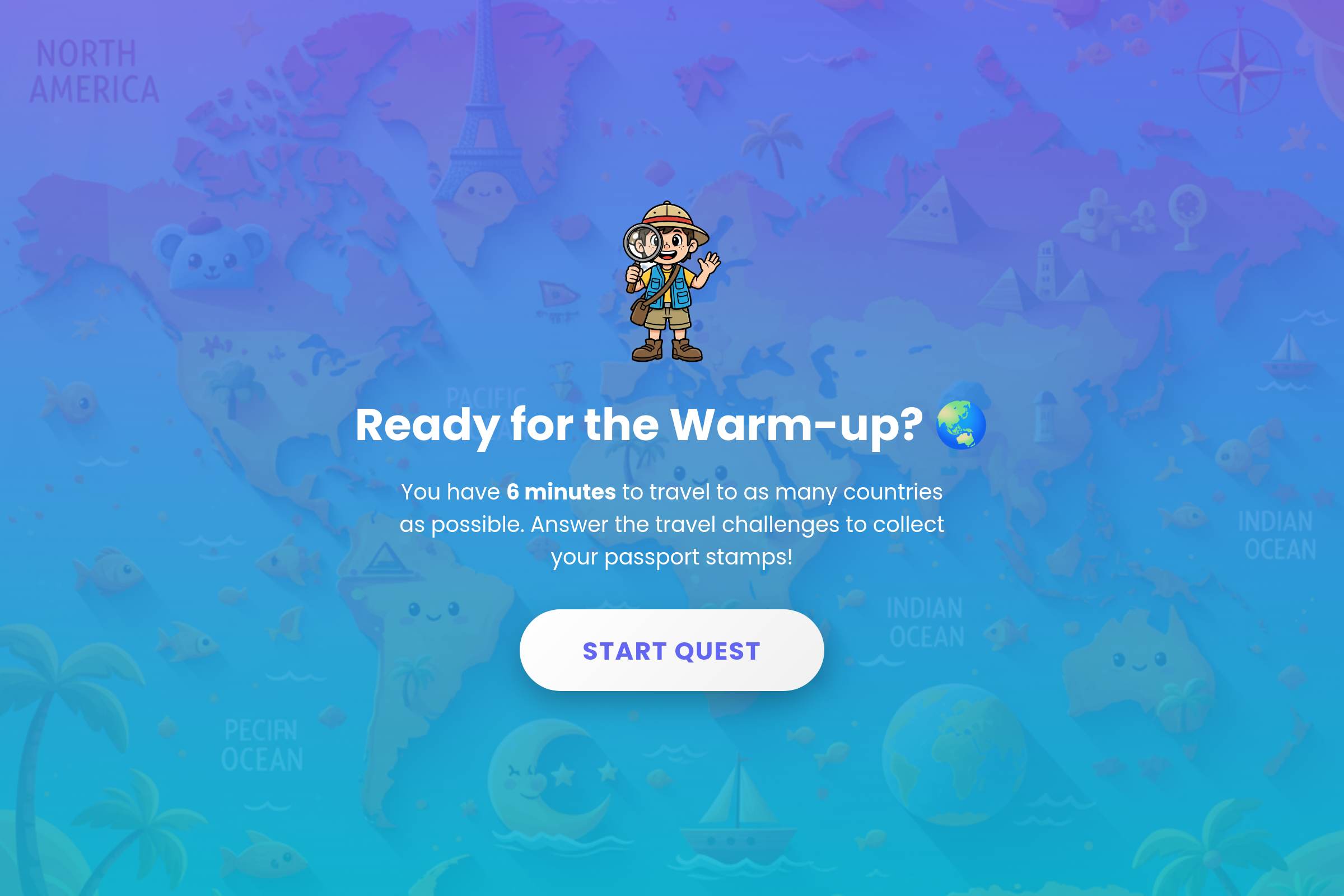 World Quest Kids mini app