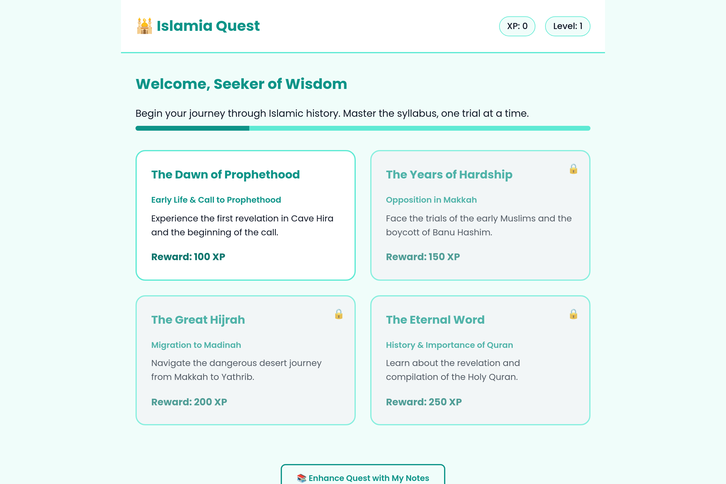 Islamia Quest mini app