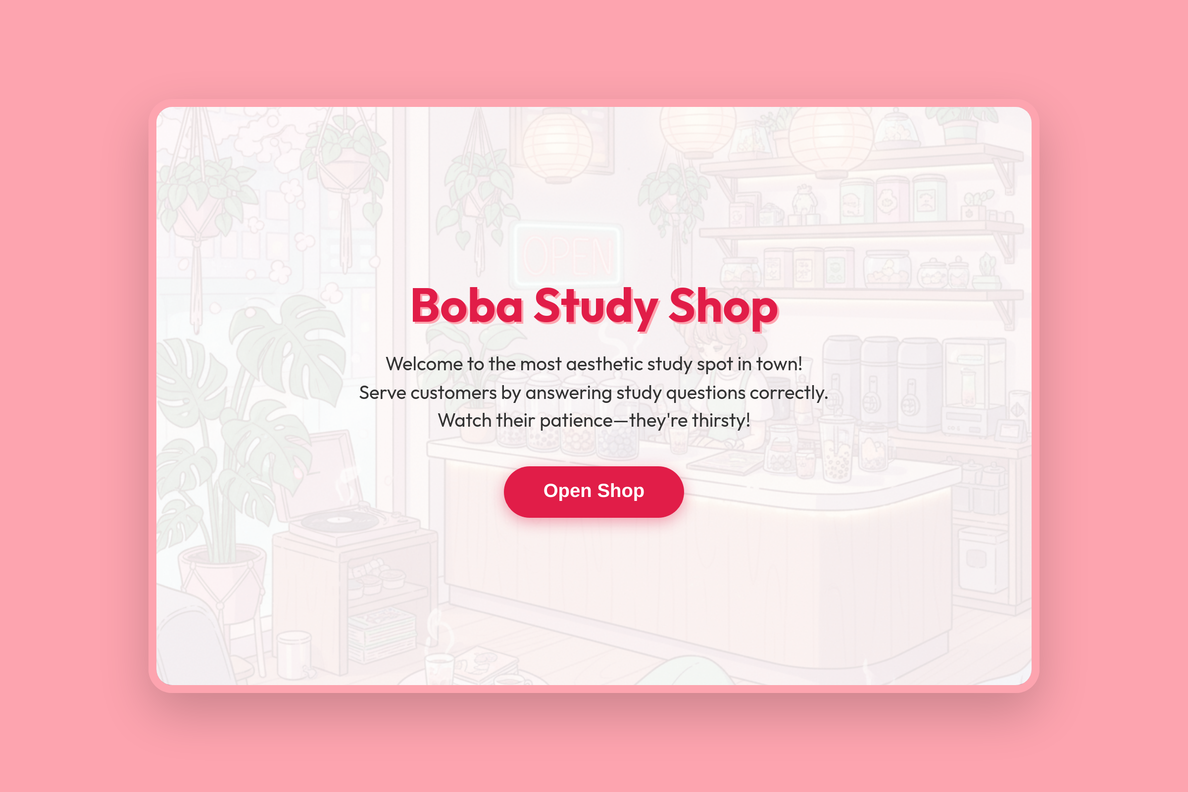 Boba Brew Master mini app
