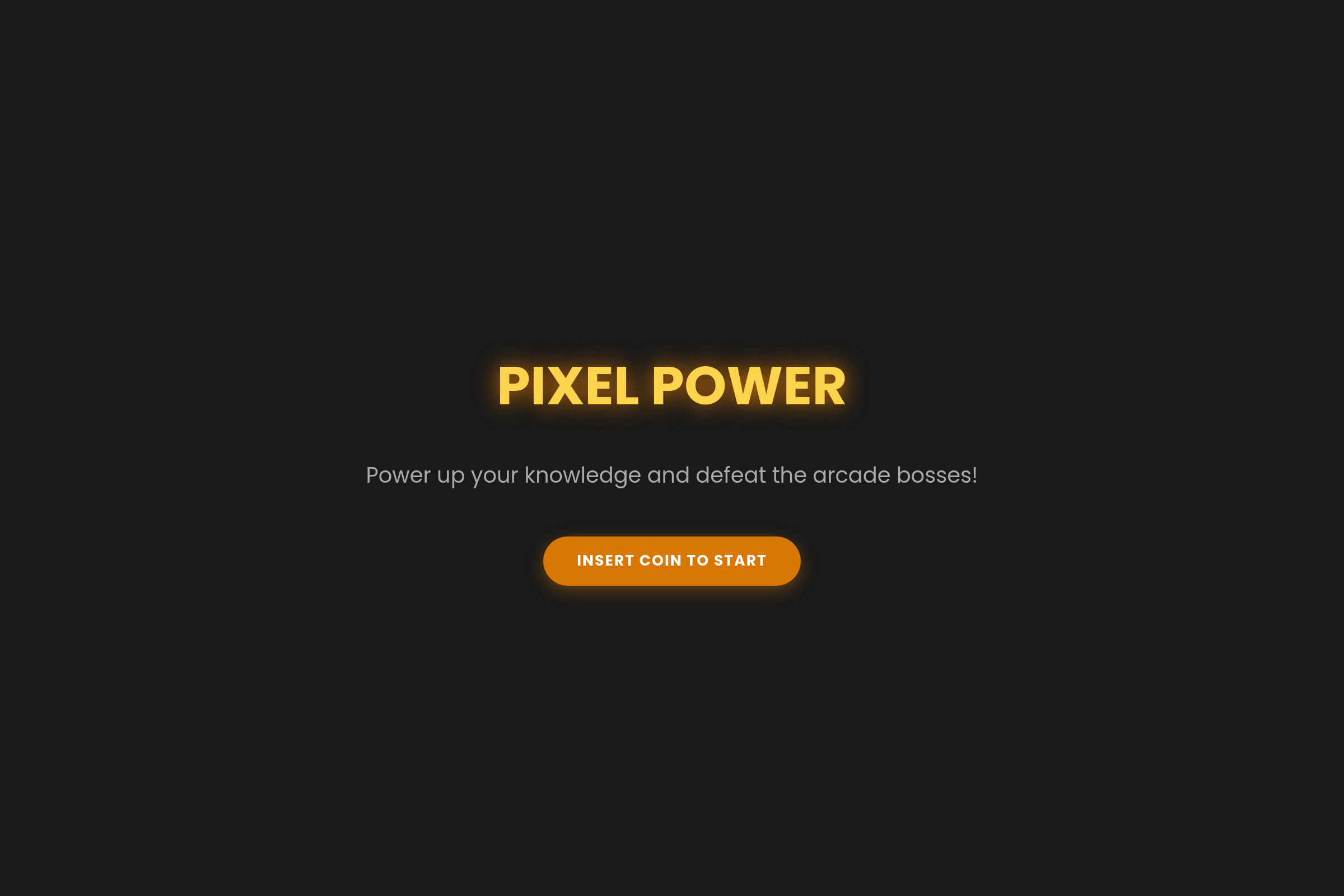 Pixel Power Quiz mini app