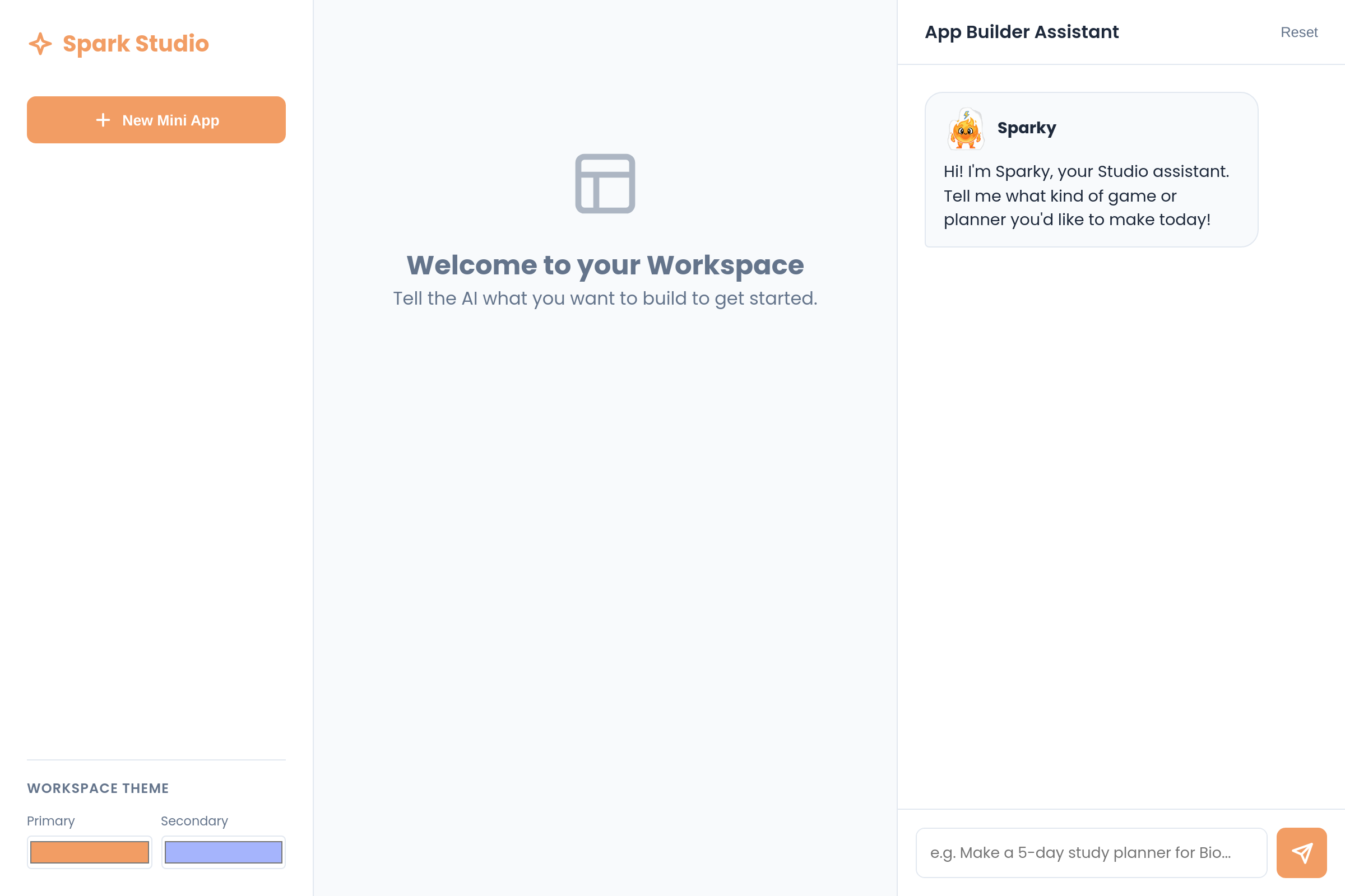 Create Studio mini app