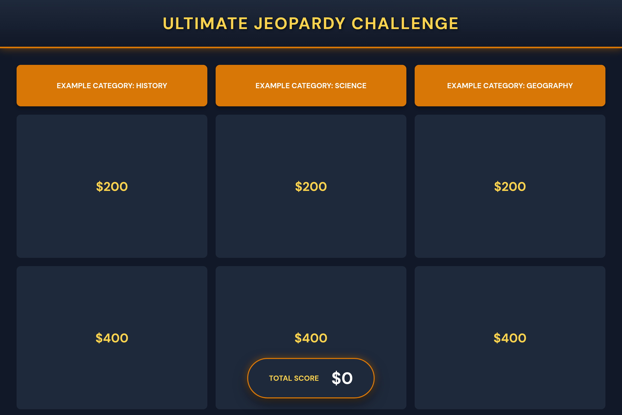 Challenge Board mini app