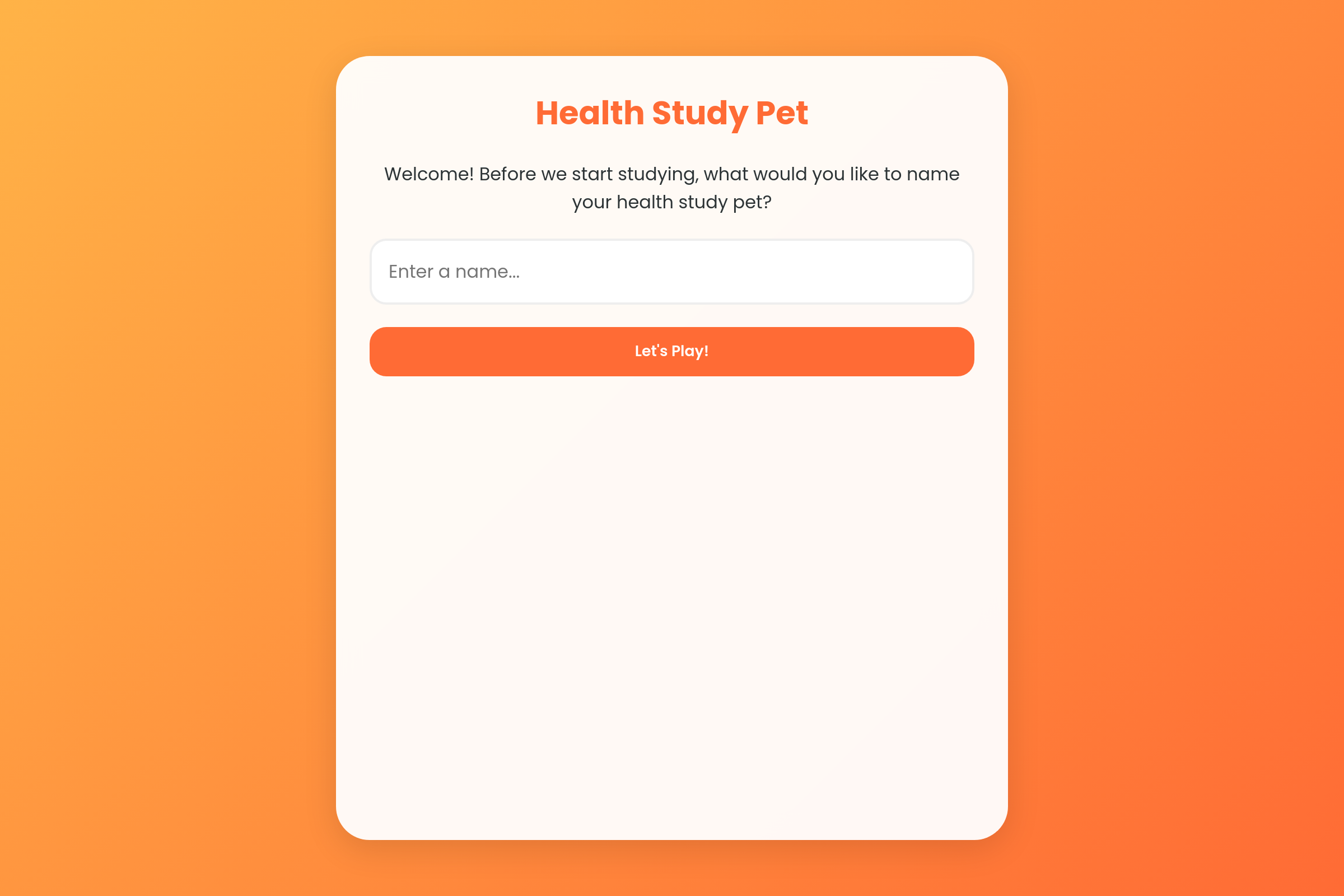 Pet Friend Study mini app