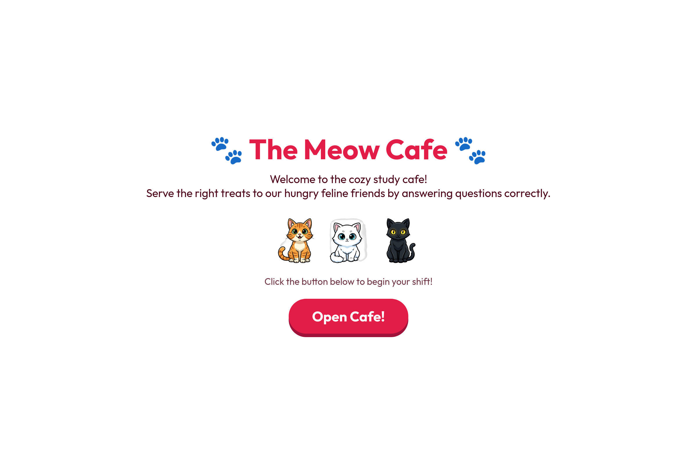 Cafe Kittens mini app