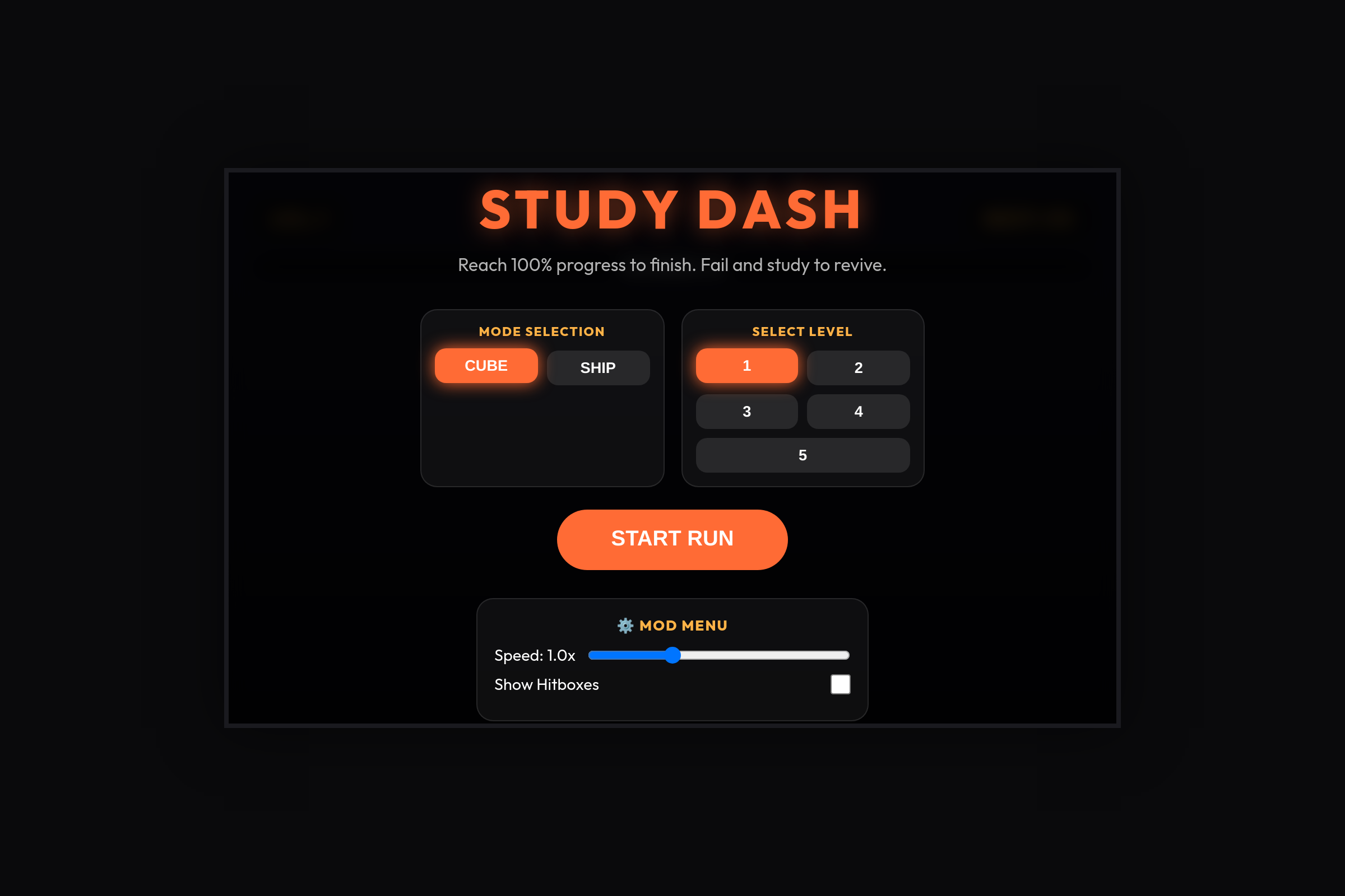 Study Dash mini app