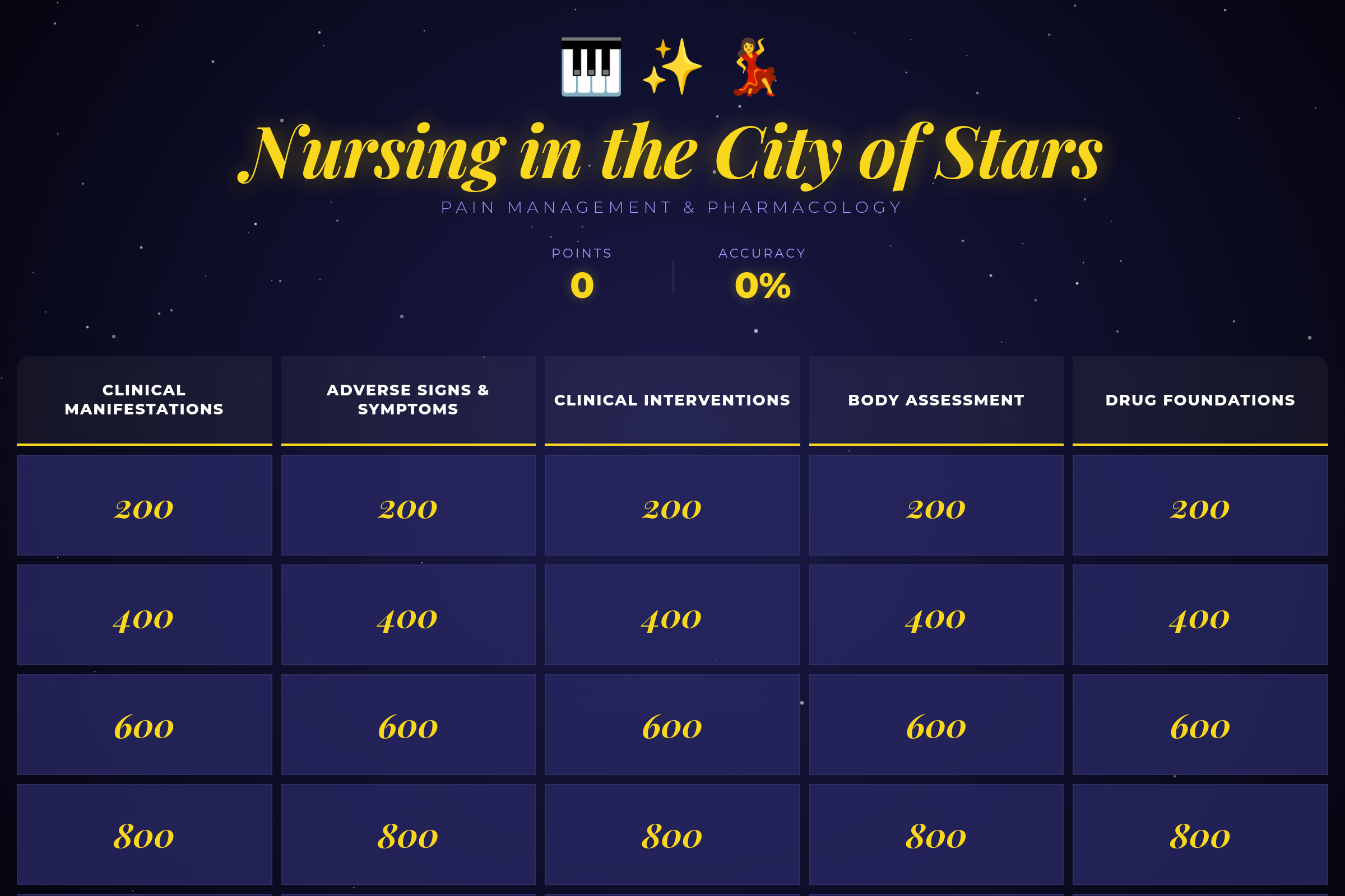 Pain in the Stars mini app
