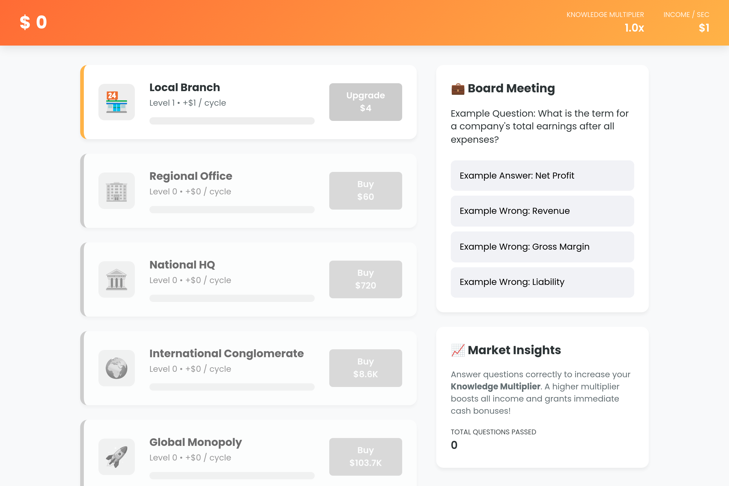 Biz Tycoon Quest mini app
