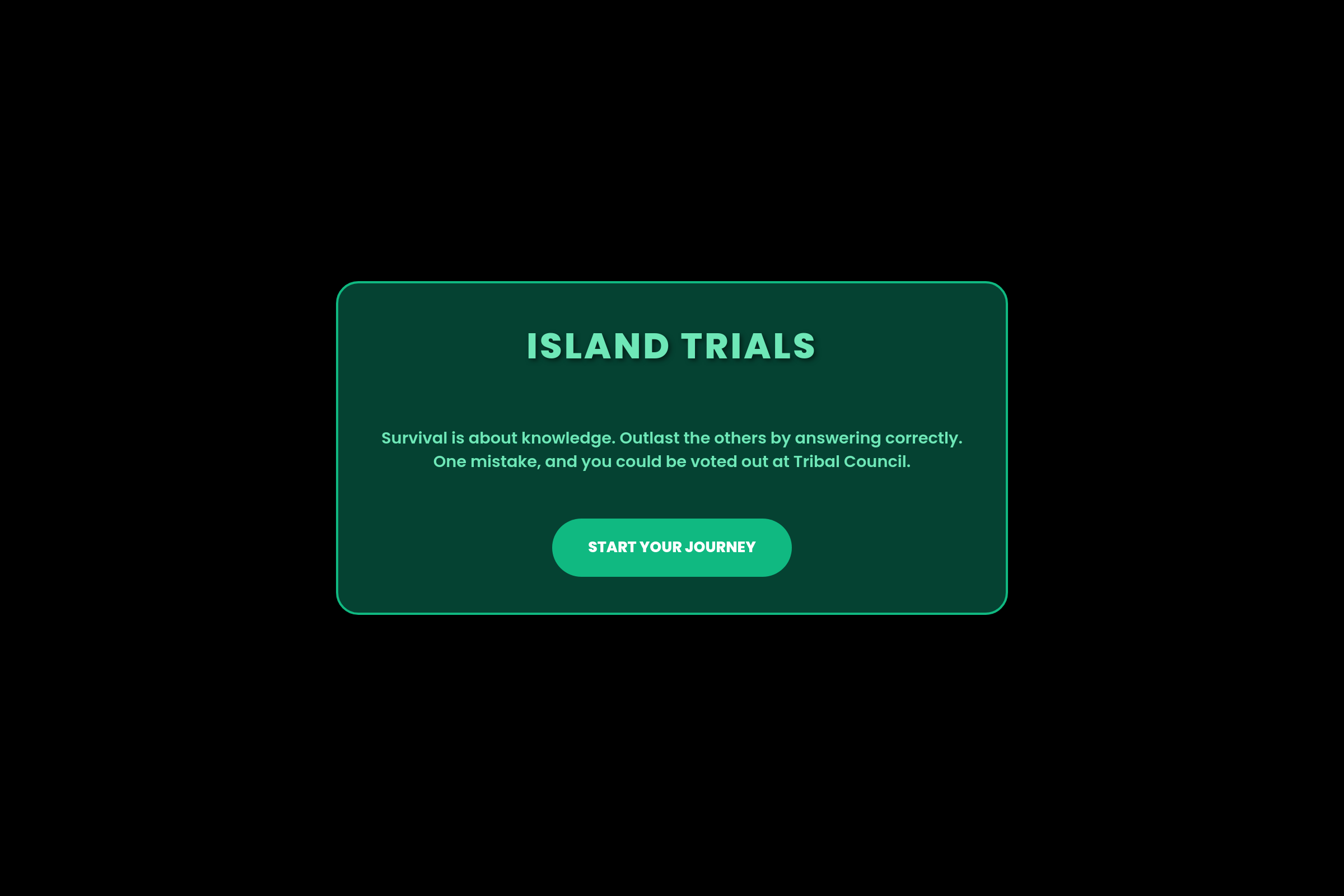 Island Trials mini app