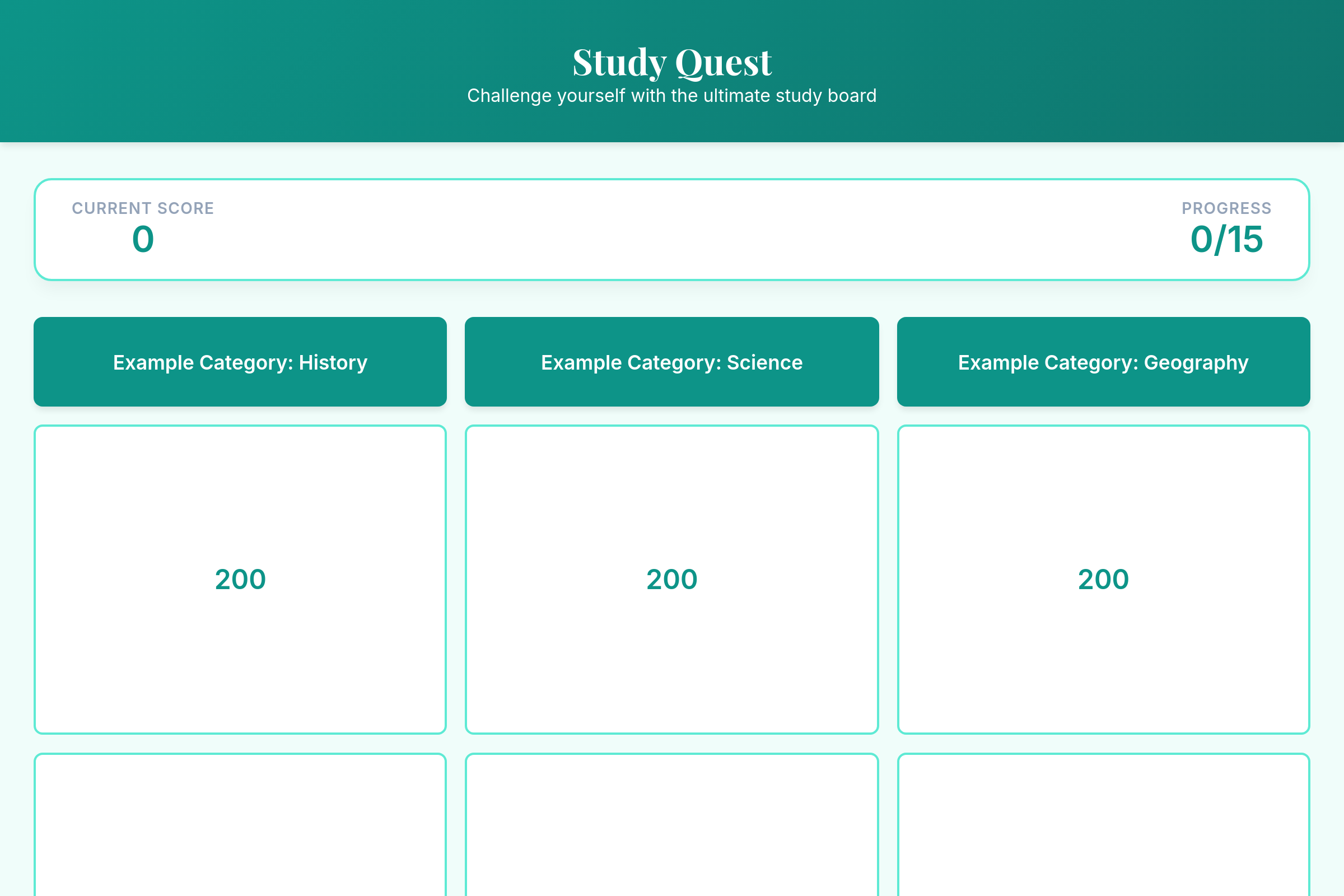 Knowledge Showdown mini app