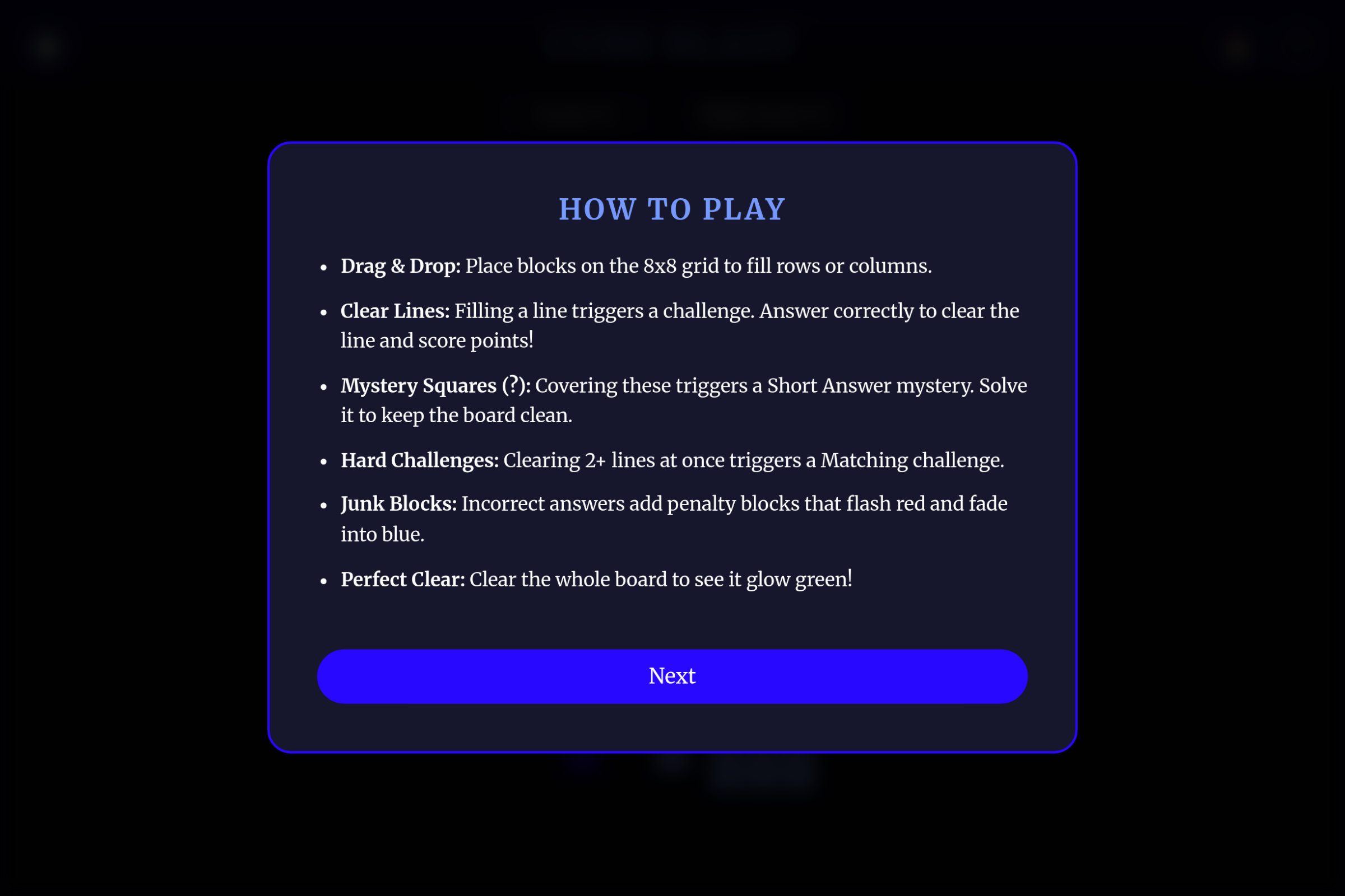 Cube Blast mini app