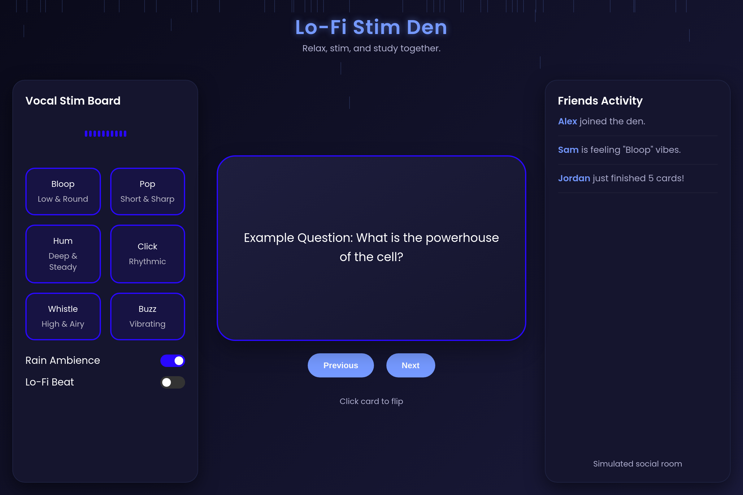 Vocal Vibes mini app