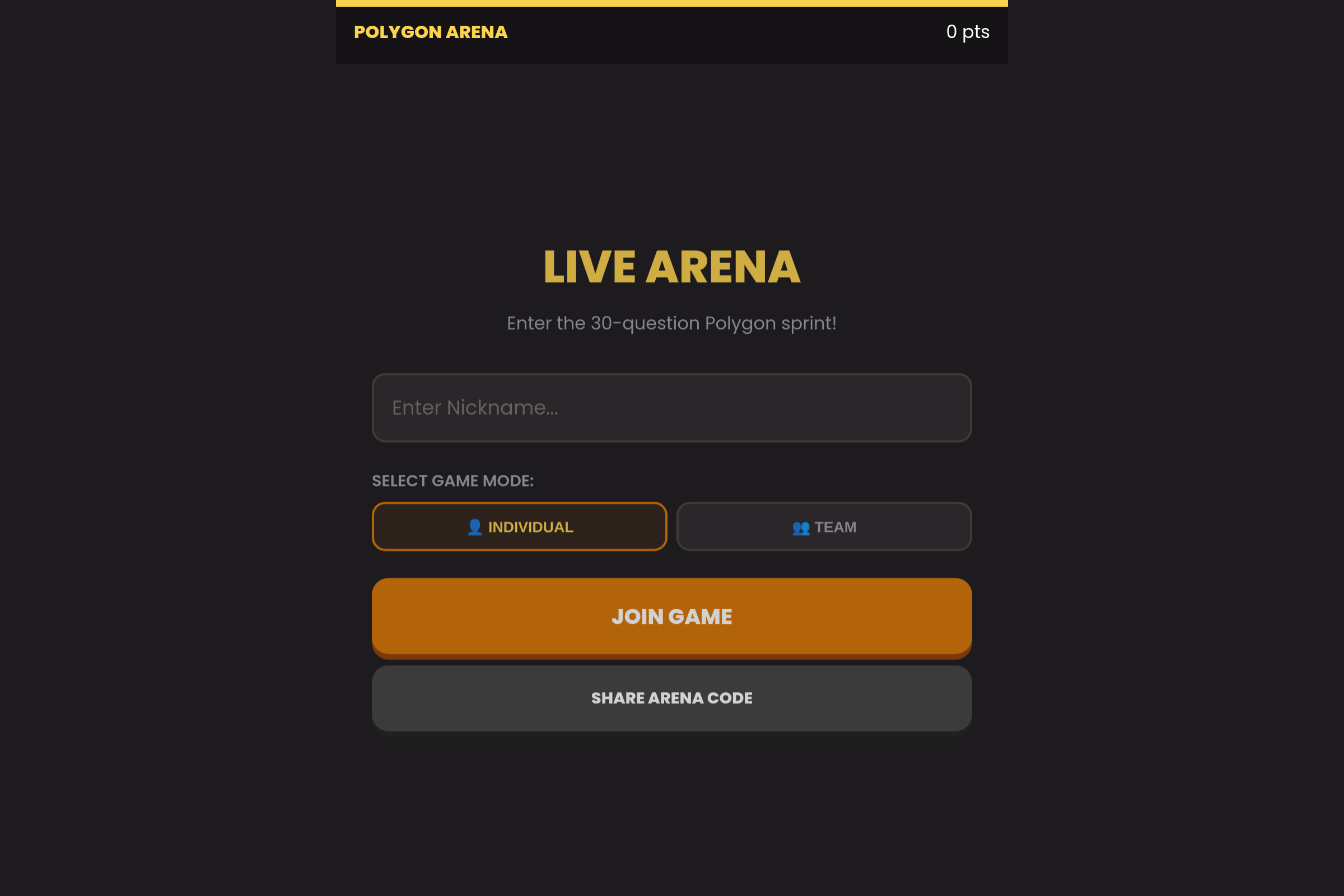 Polygons mini app