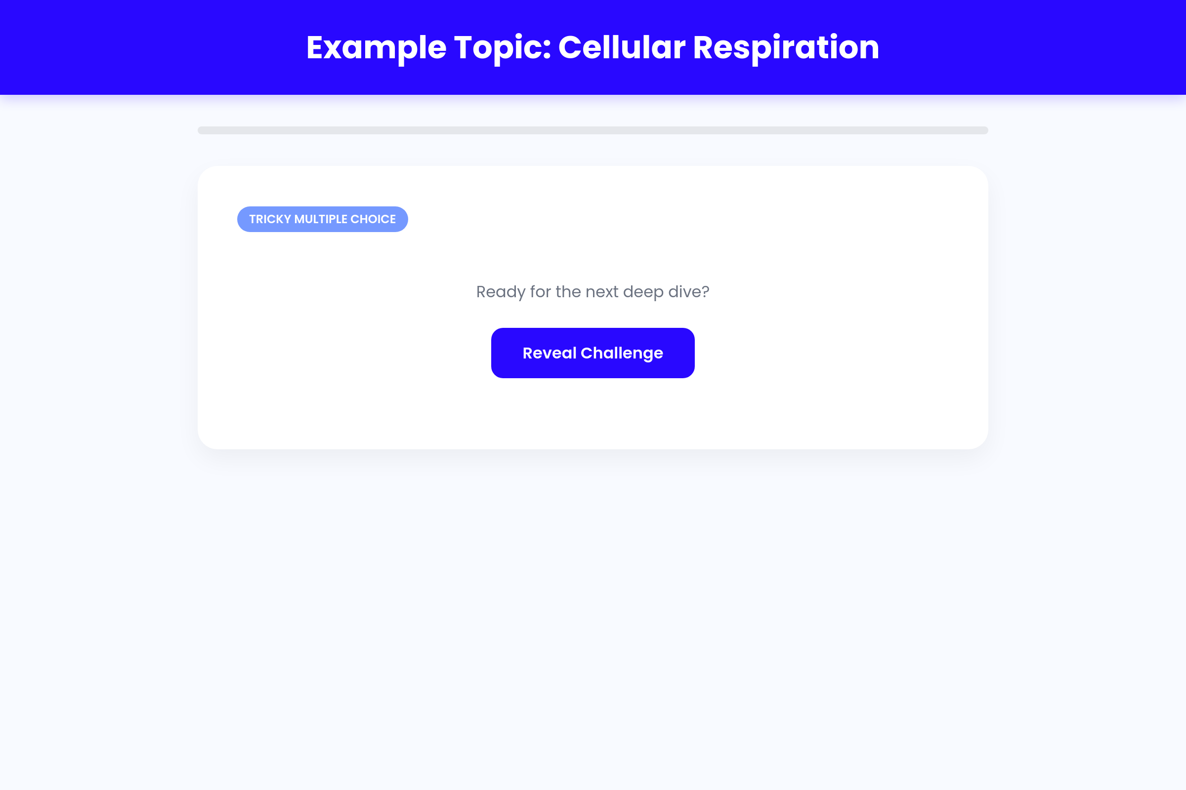 Deep Dive Mastery mini app