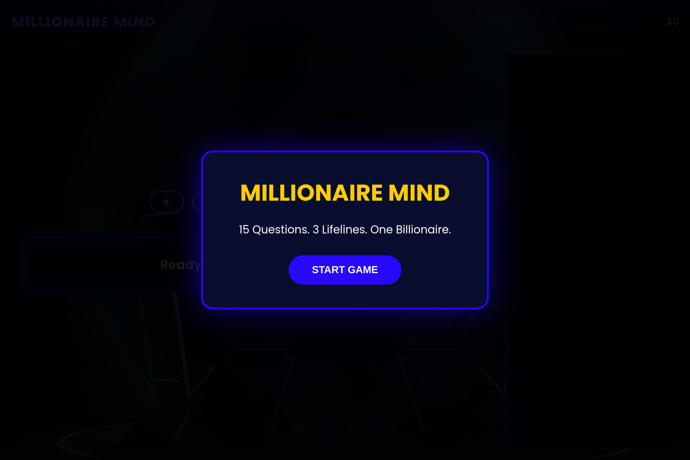 Millionaire Mind mini app