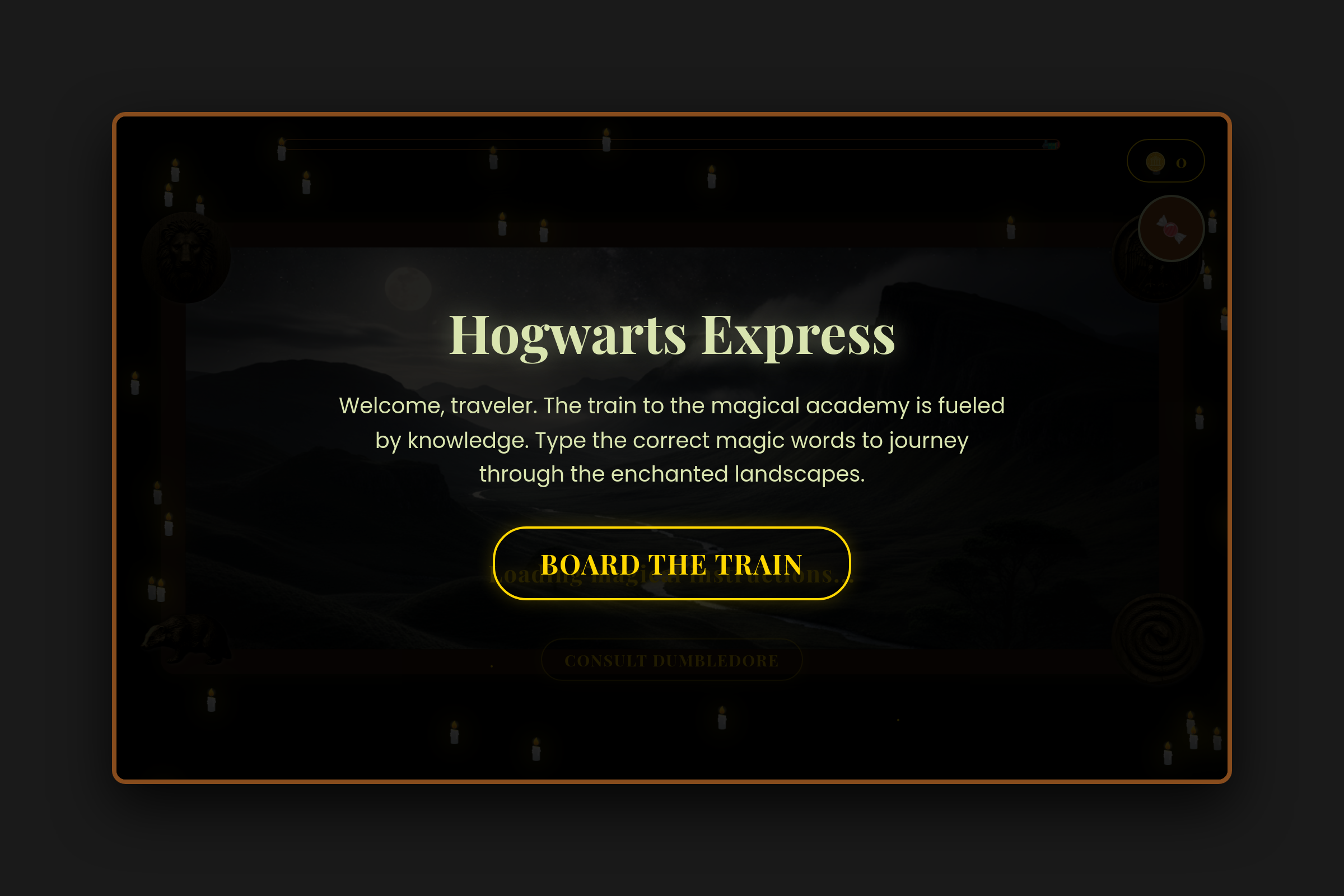 Journey to Hogwarts (Hogwarts Express) mini app