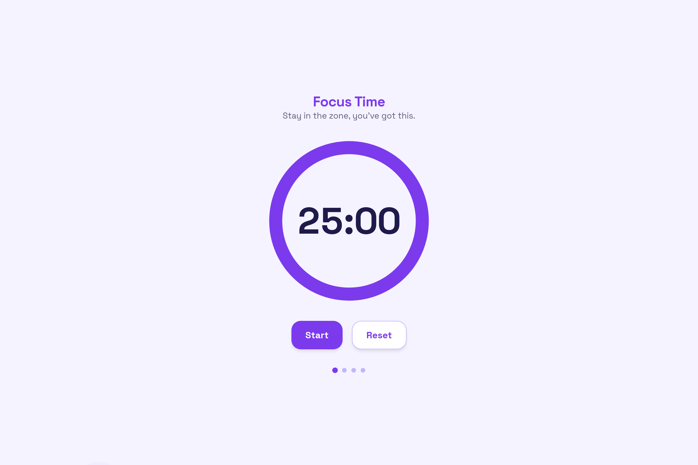 Zen Focus Timer mini app