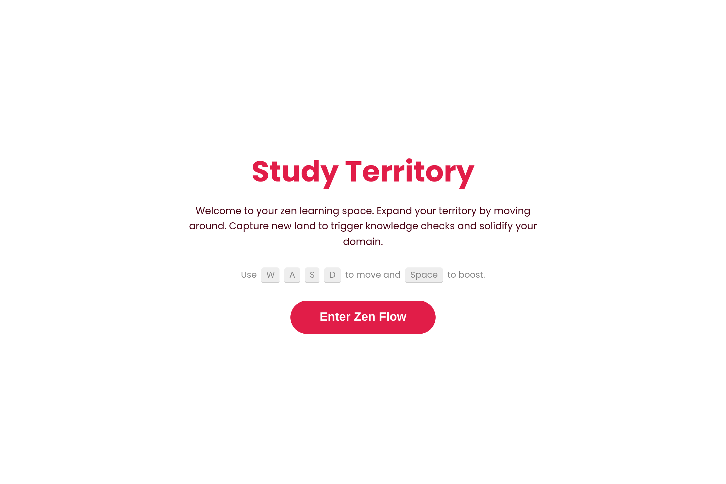 Study Territory mini app