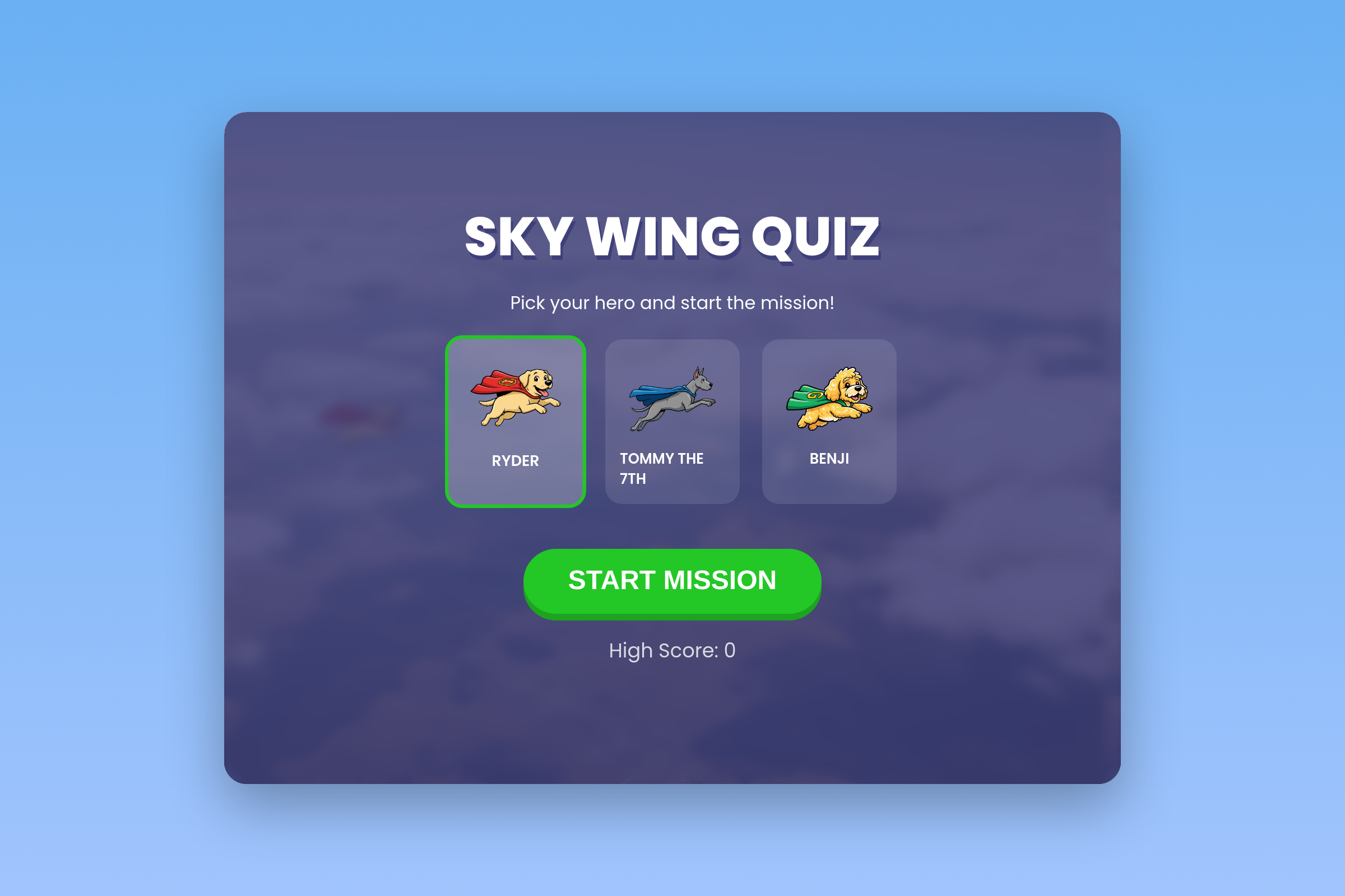 sky dogs mini app