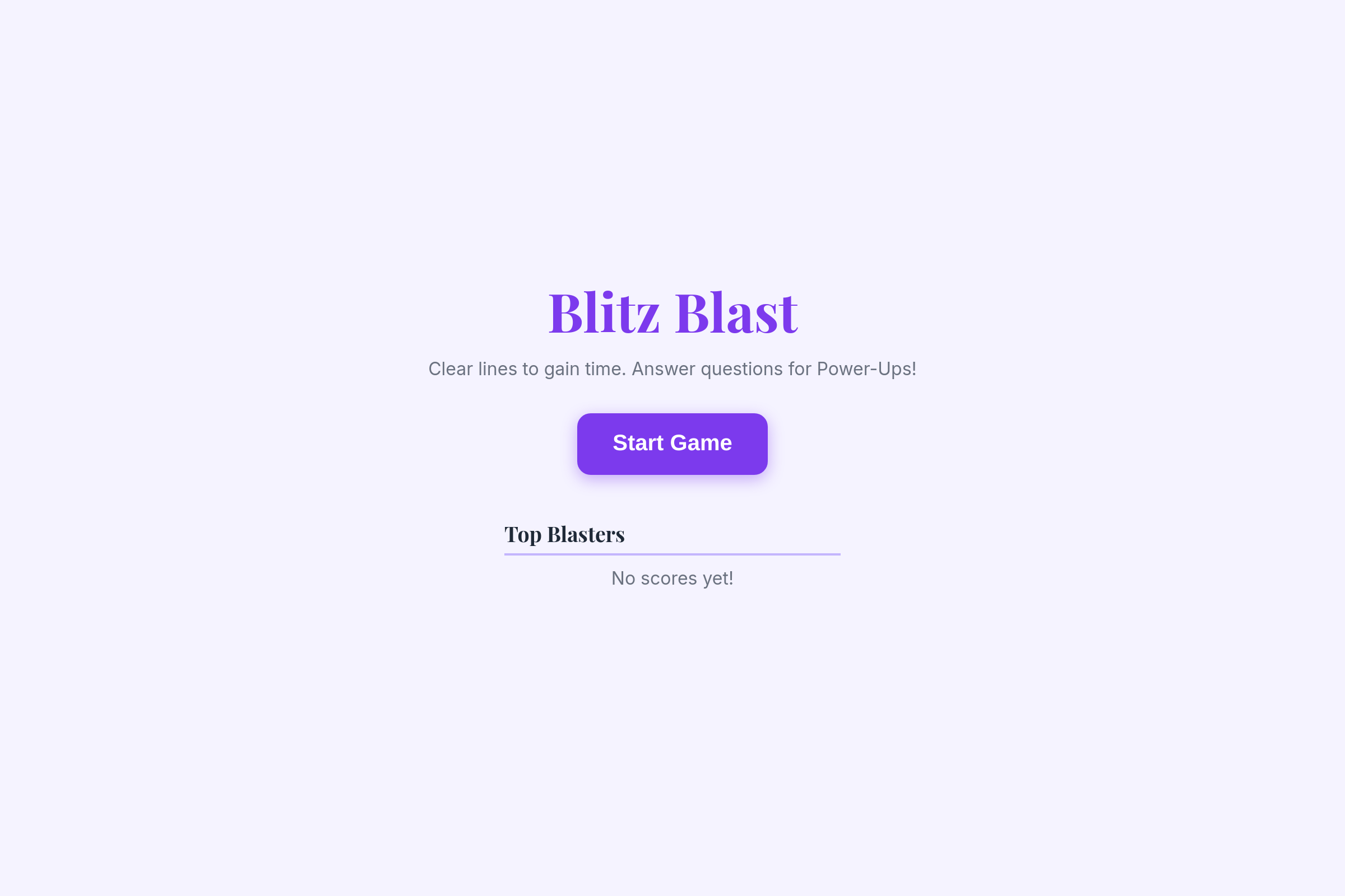 Blast Brain mini app