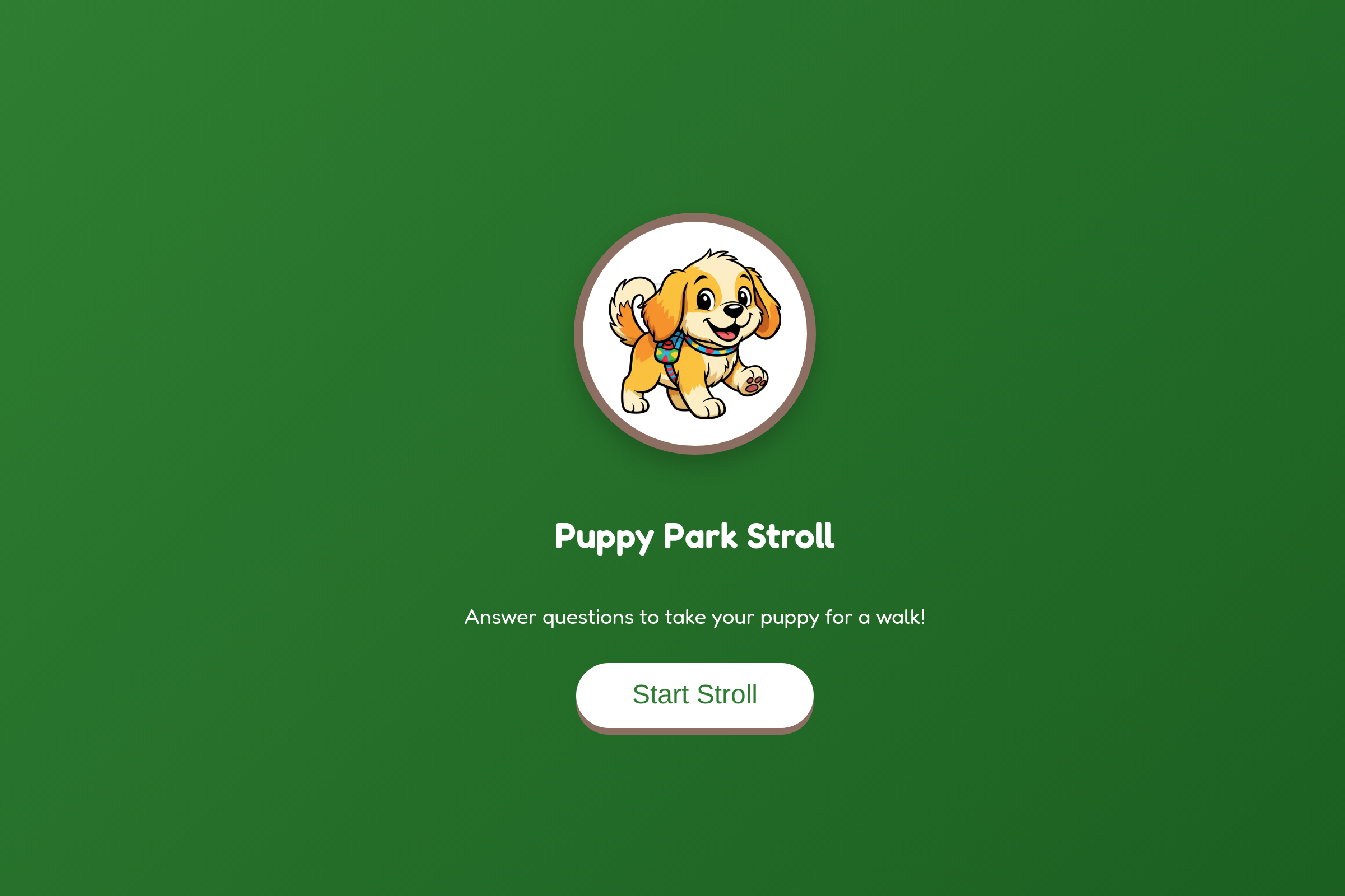 Puppy Park Puzzles mini app