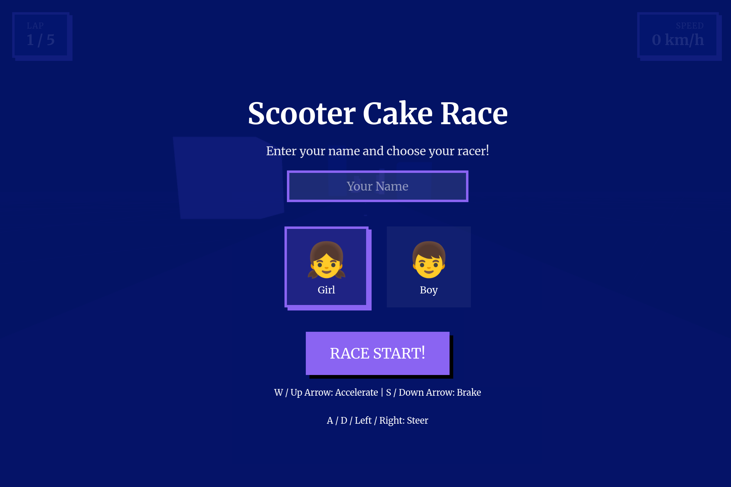 Scooter game Quiz mini app