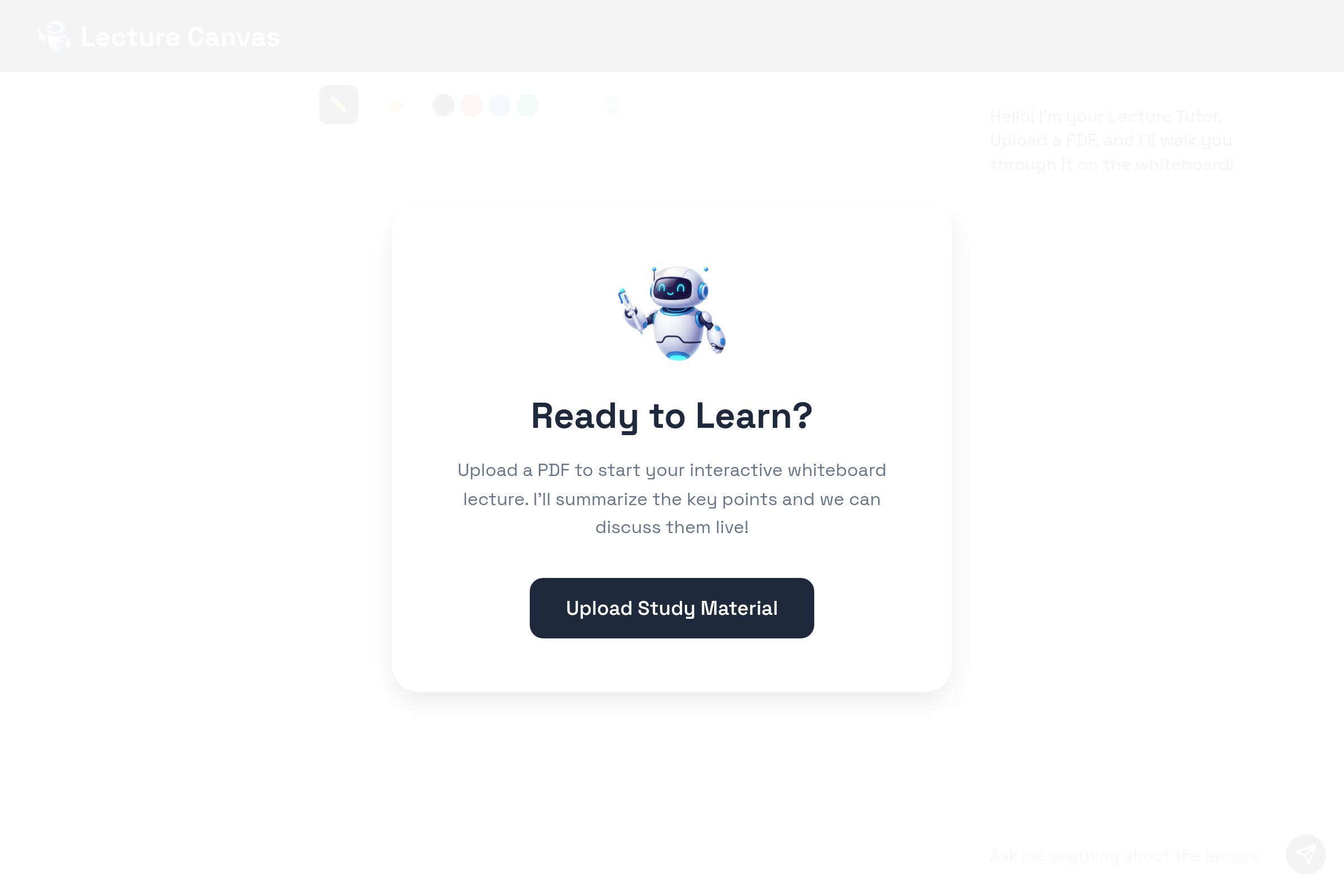 Lecture Canvas mini app