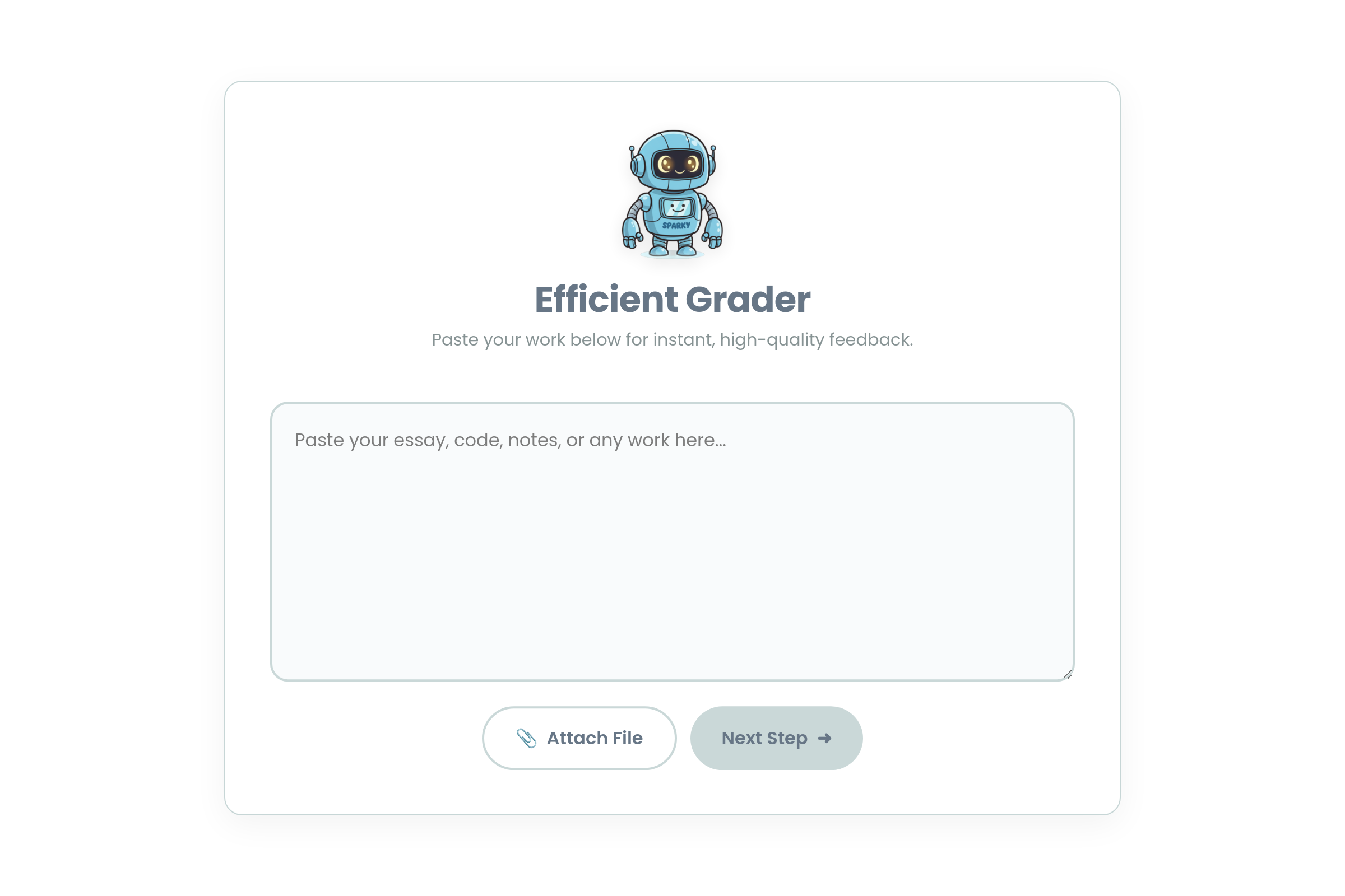 Quick Grade mini app