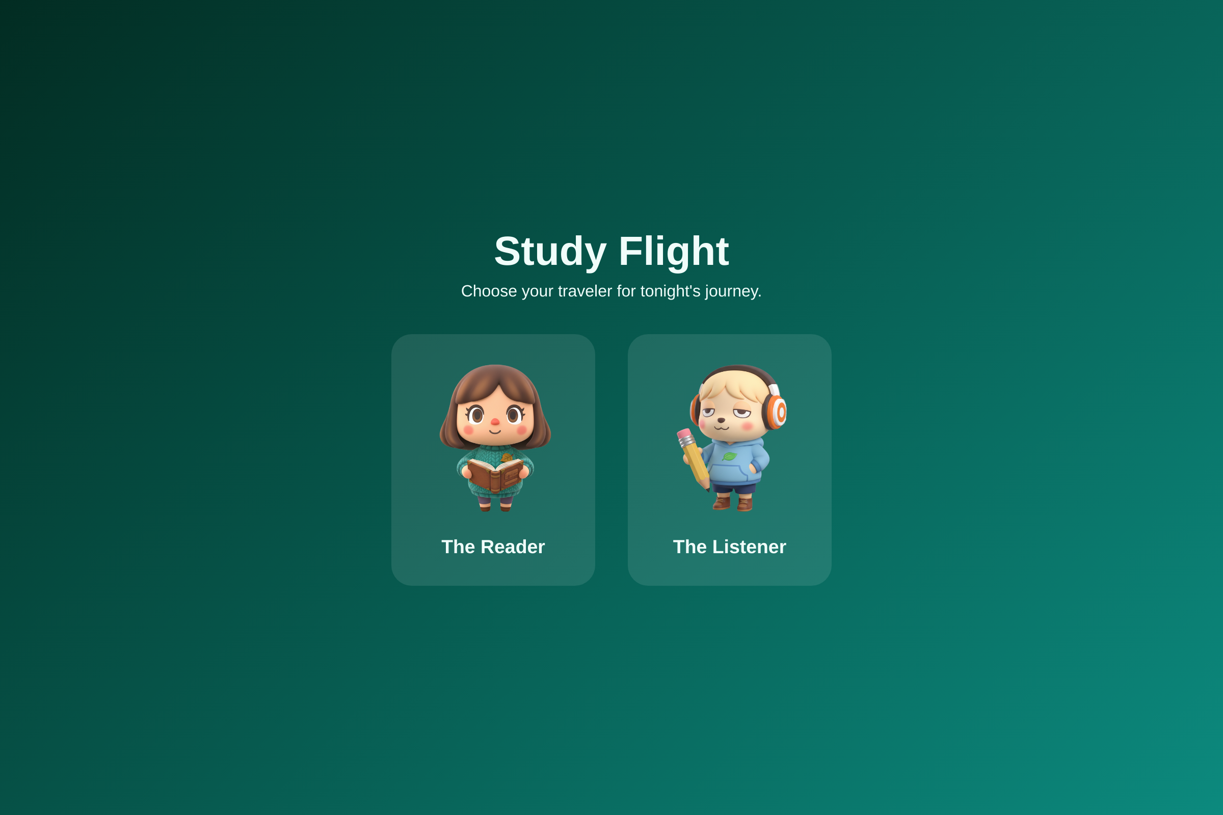 Study Flight mini app