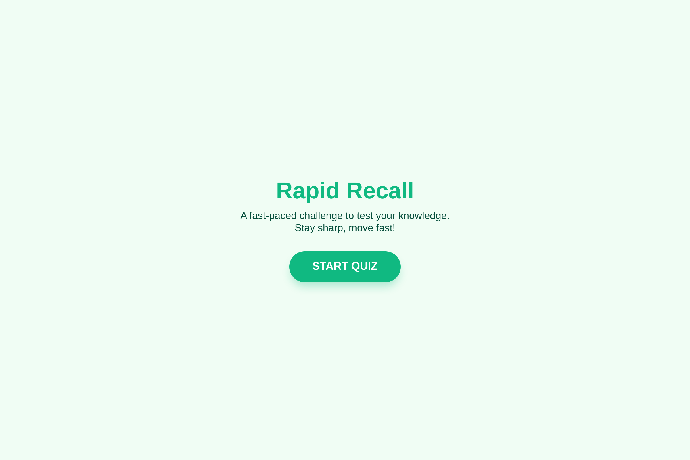 Spanish 2, 6A - Rapid Recall (copy) mini app