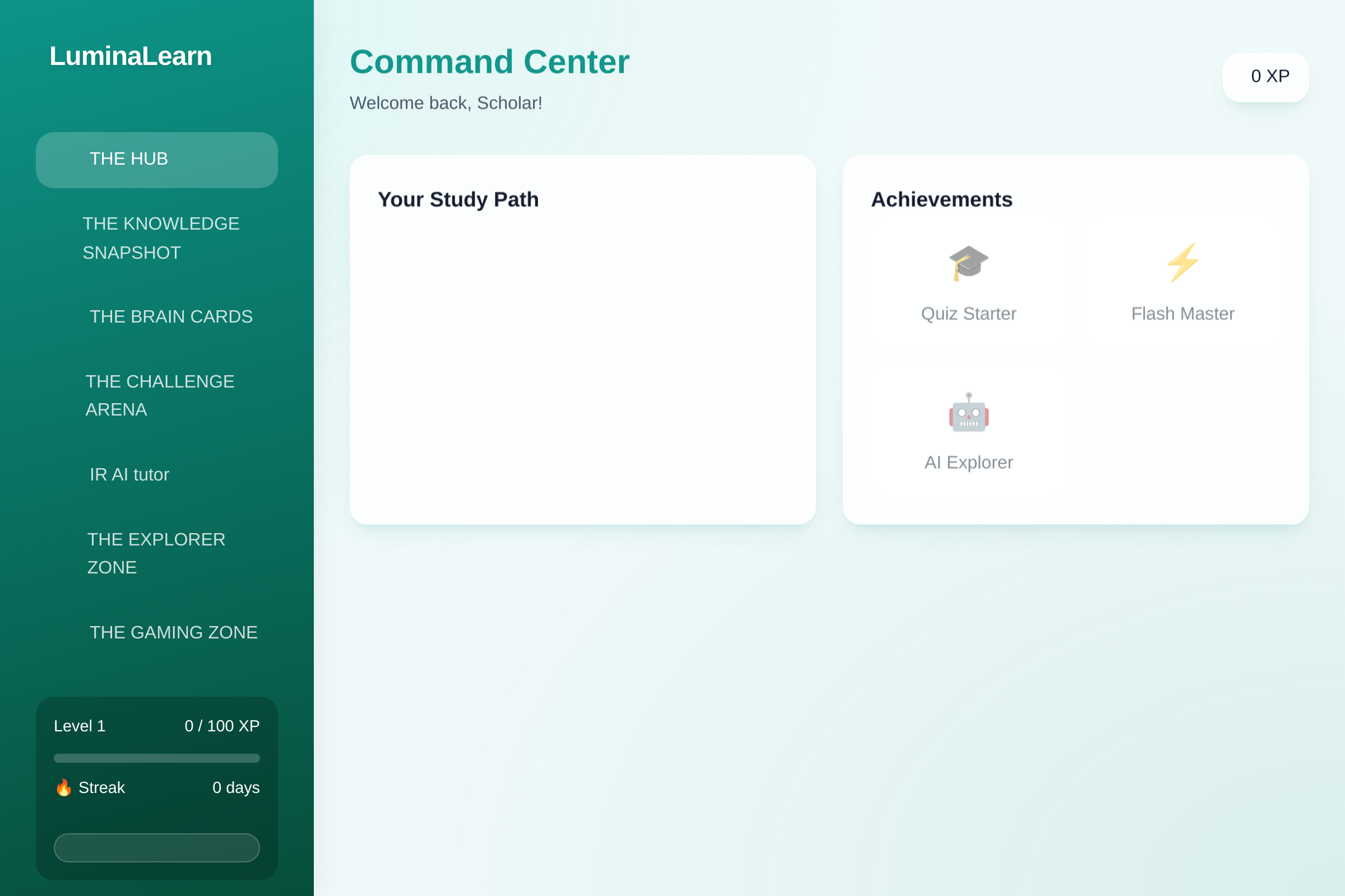 LuminaLearn mini app