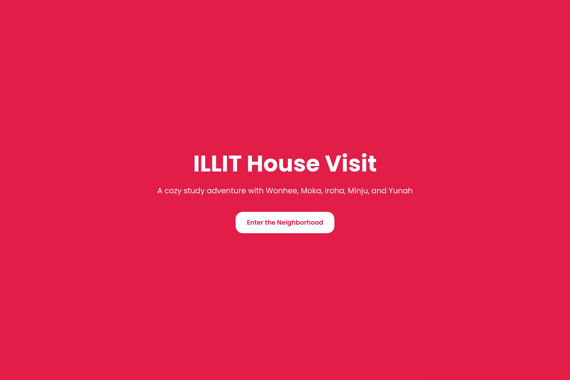 ILLIT House Visit mini app