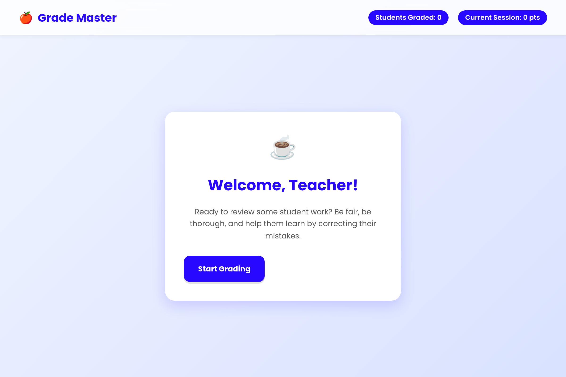 Grade Master mini app